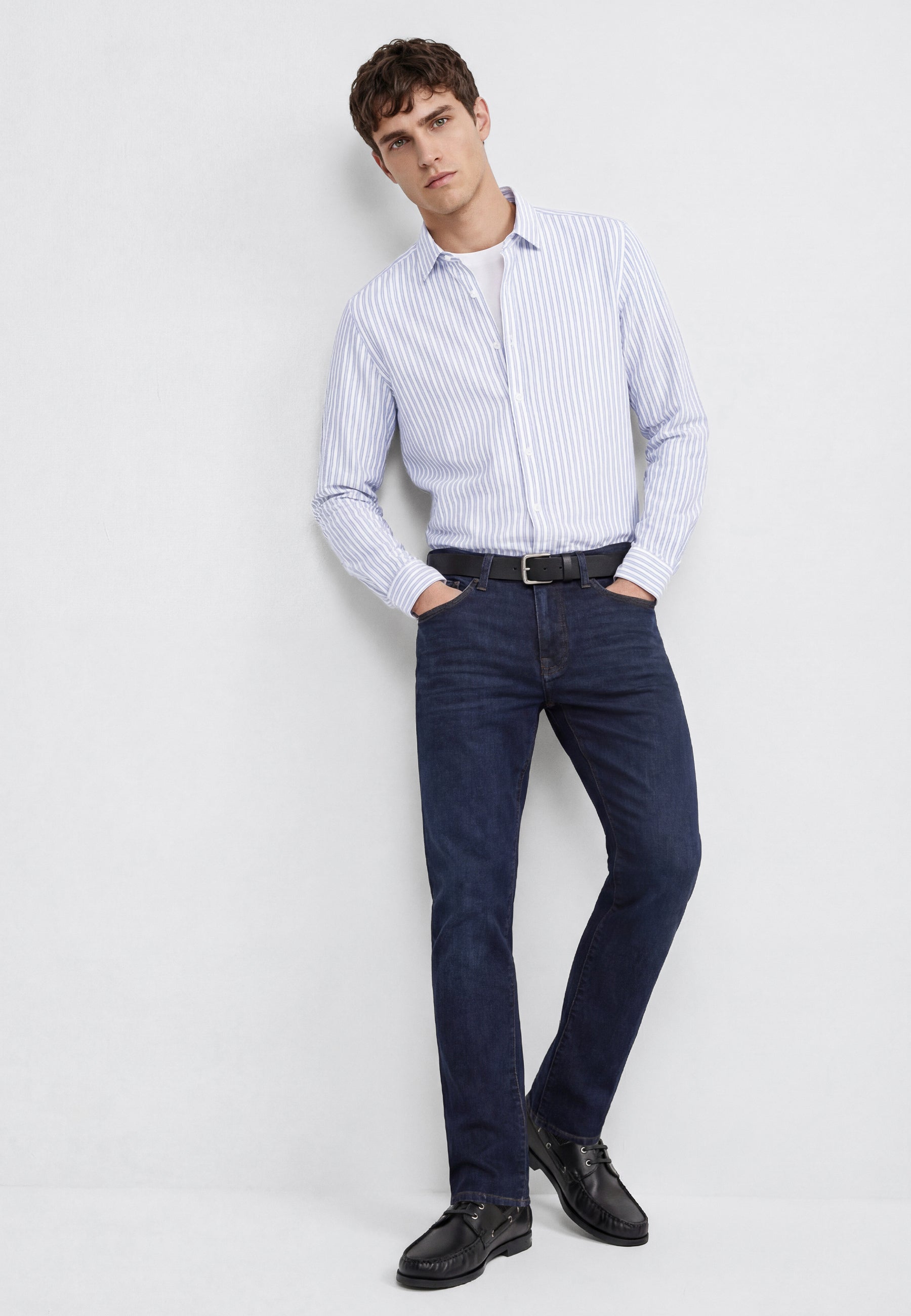 Chemise à rayures vintage indigo Chemises Mavi