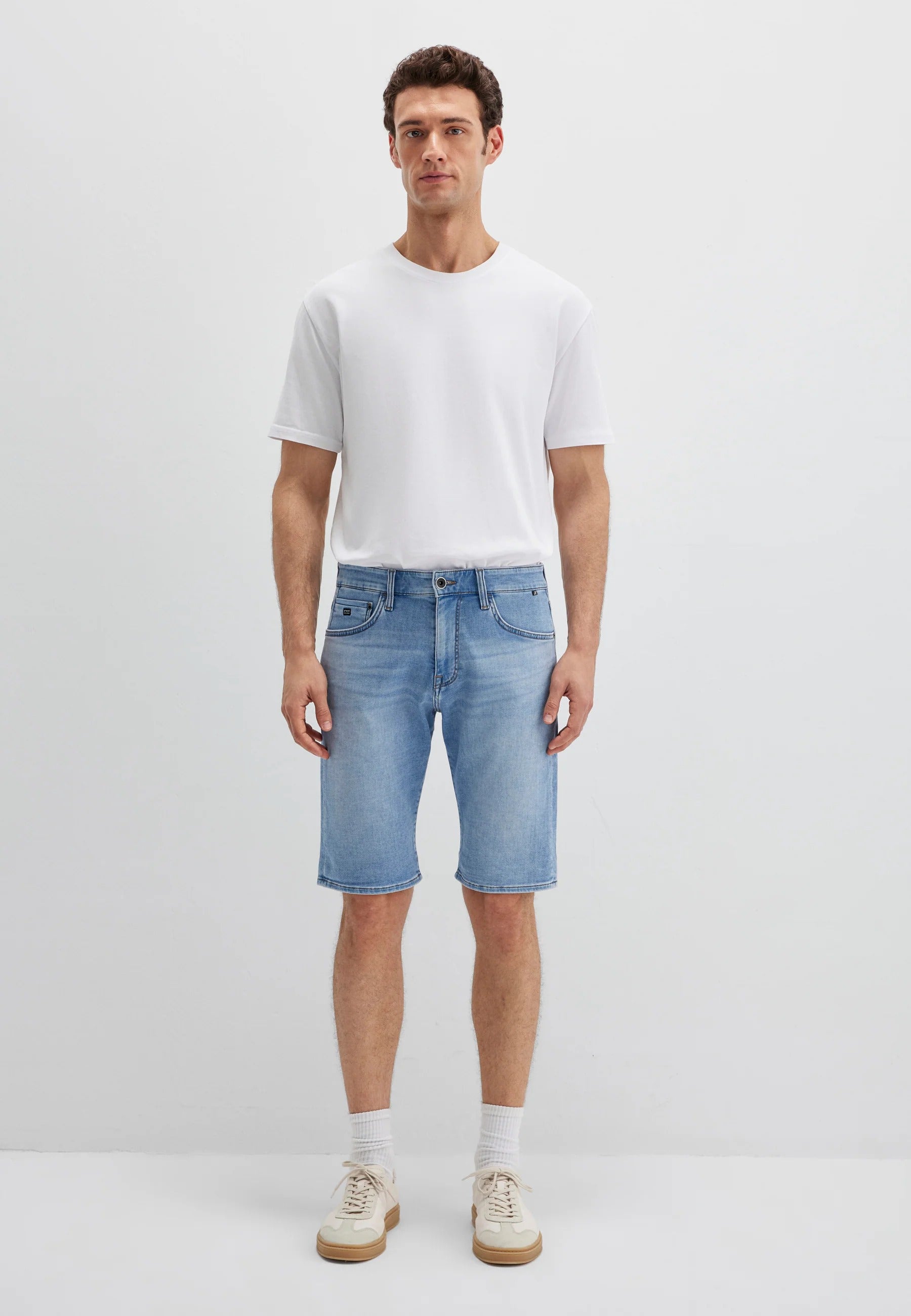 Tim en short en jean bleu vintage Lt Mavi