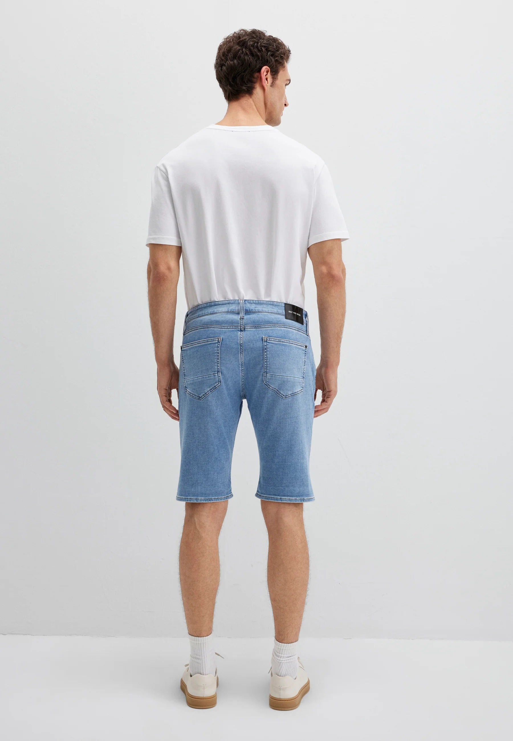 Tim en short en jean bleu vintage Lt Mavi