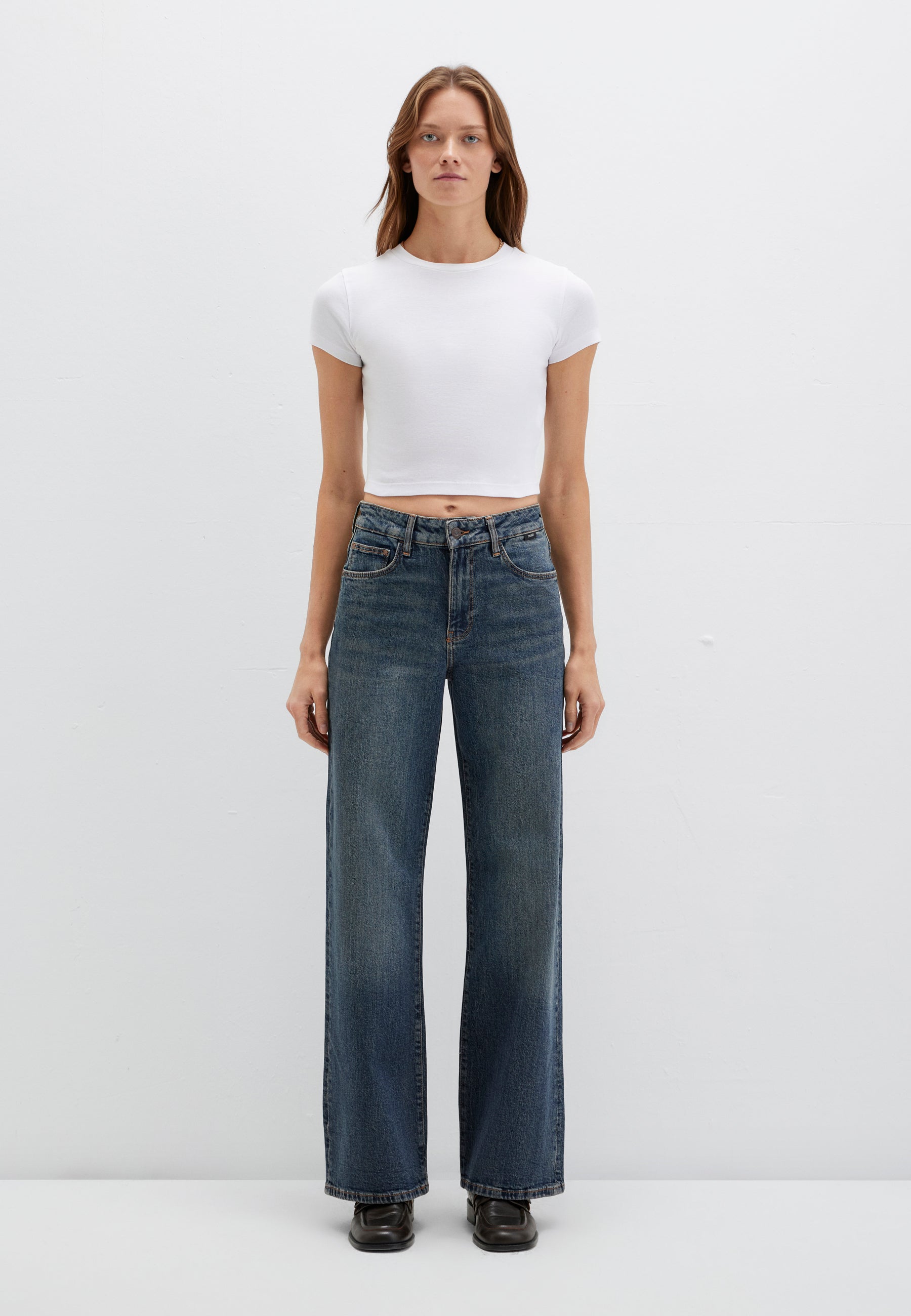 Malibu in Dark Vintage 90S Jeans Mavi