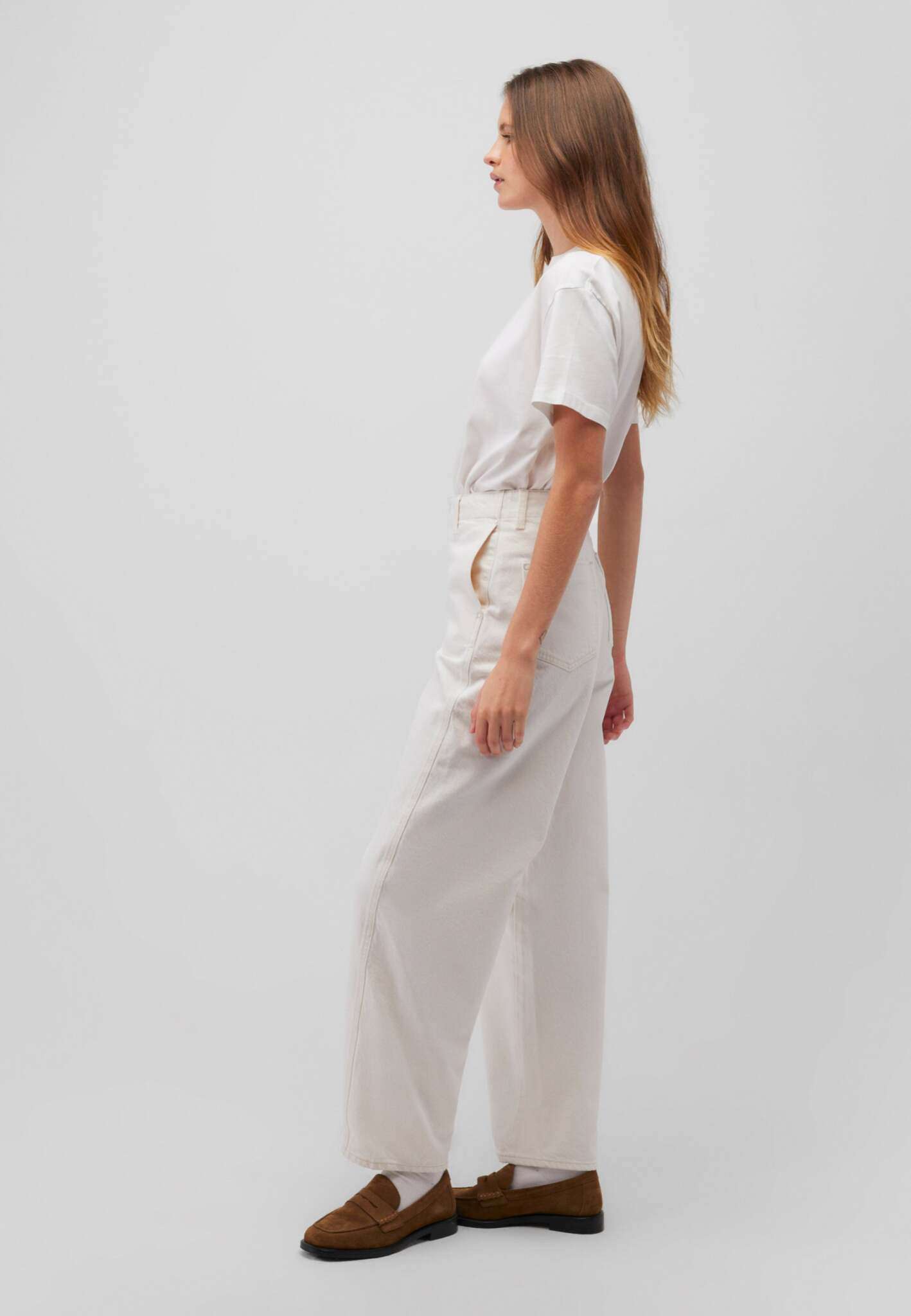 Sakura en denim blanc cassé Mavi