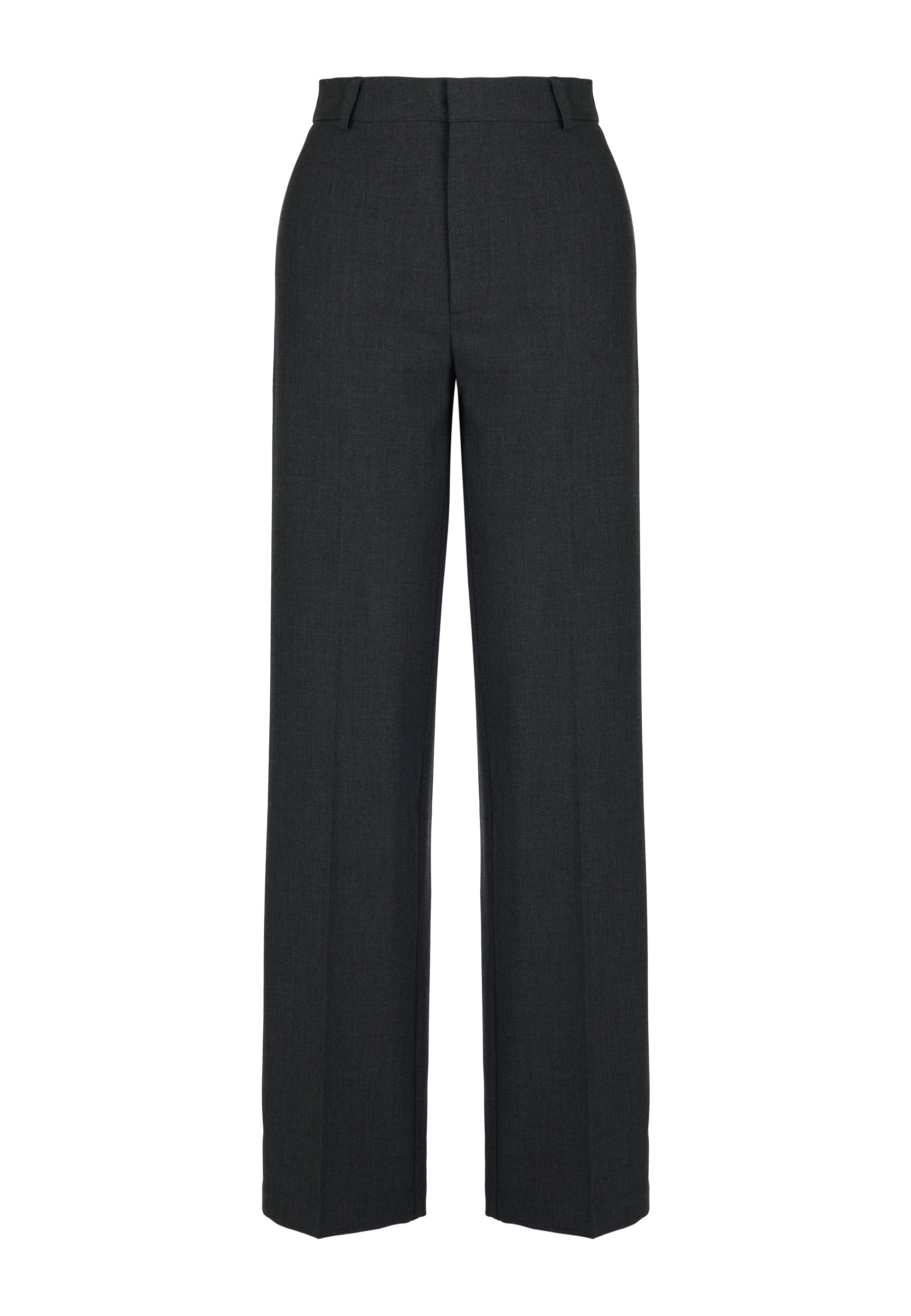 Woven Pant in Anthracite Melange Pantalon Mavi