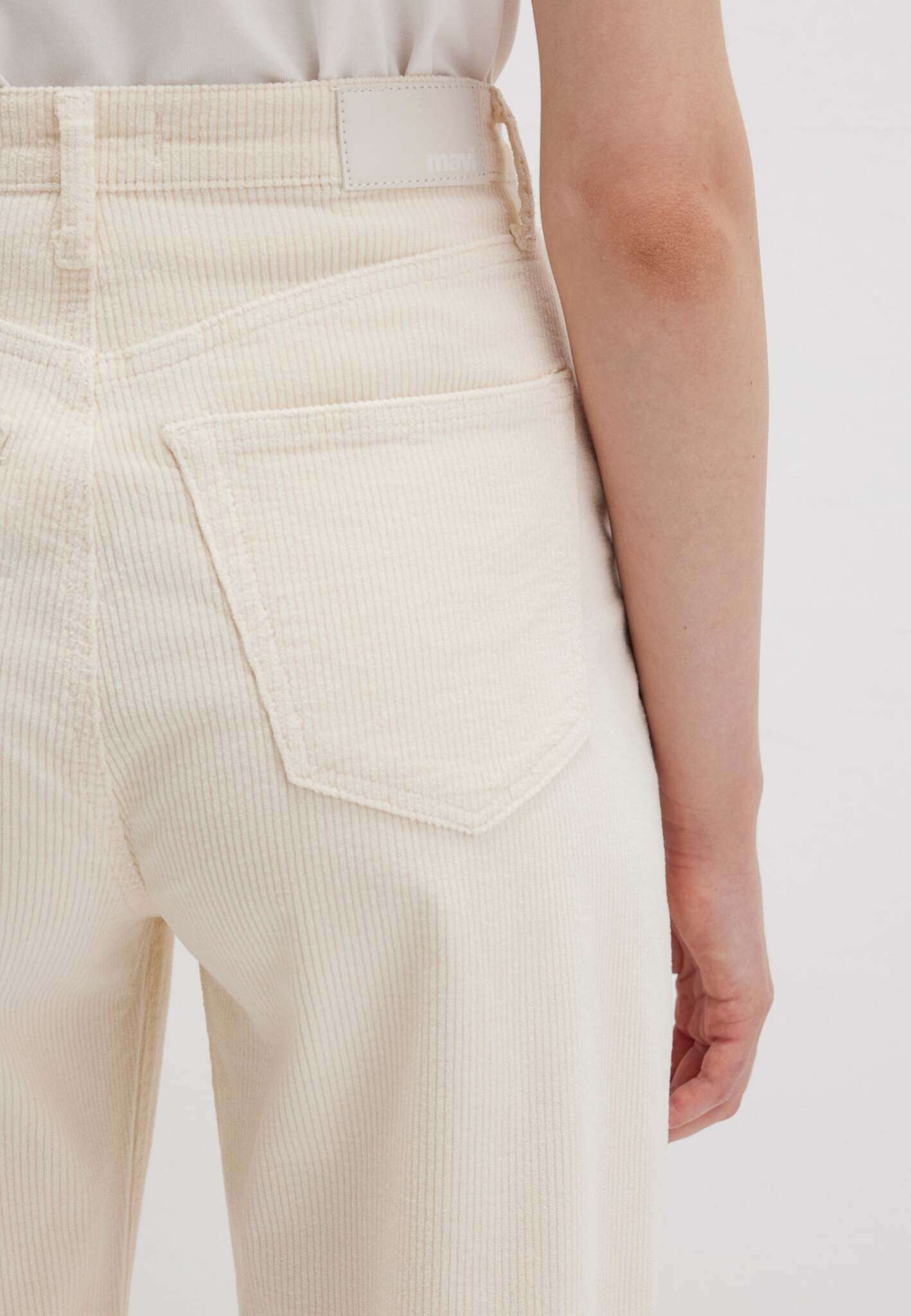 Laura en angora velours côtelé pantalon Mavi