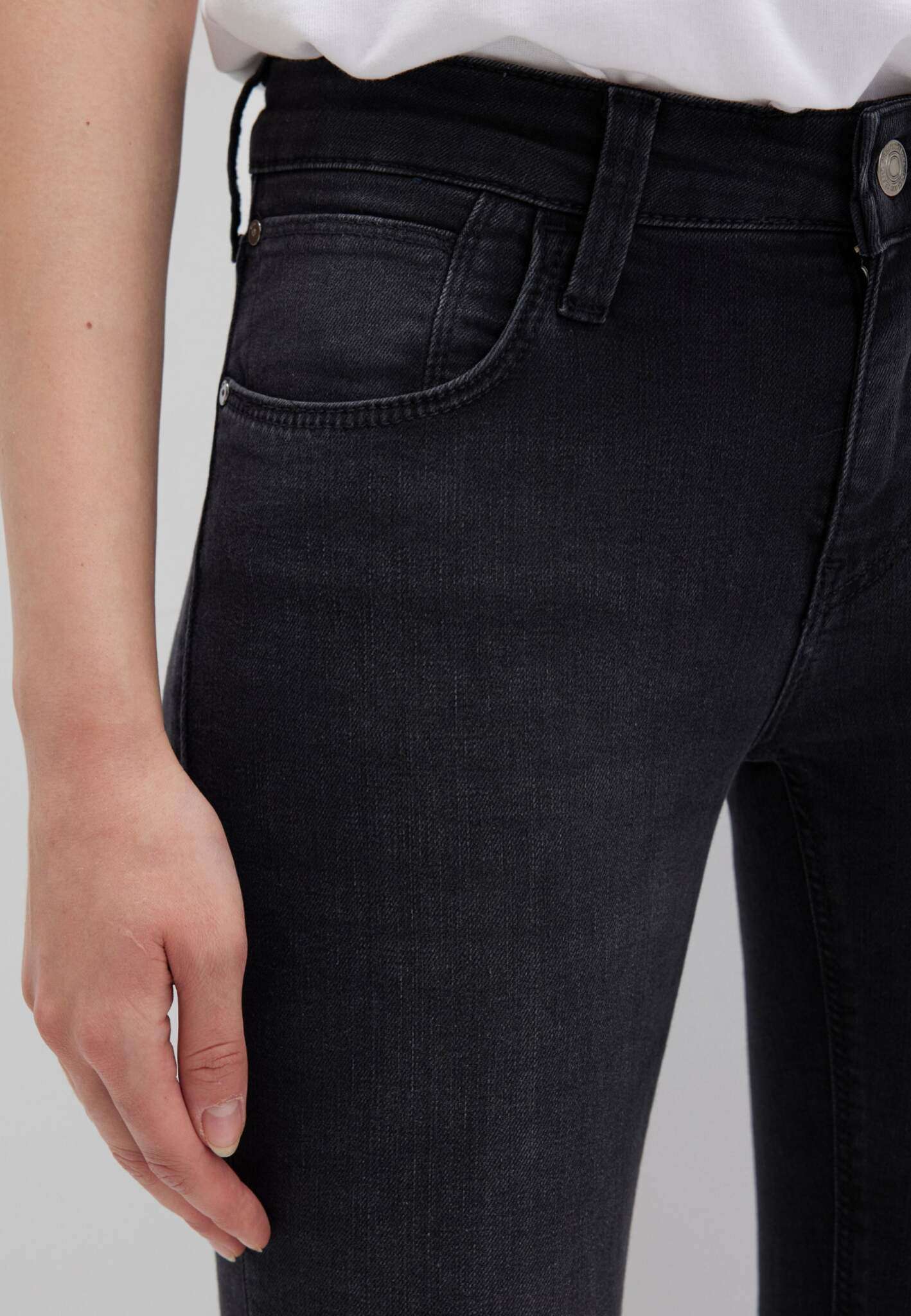 Adriana en smoke brushed stretch jeans Mavi