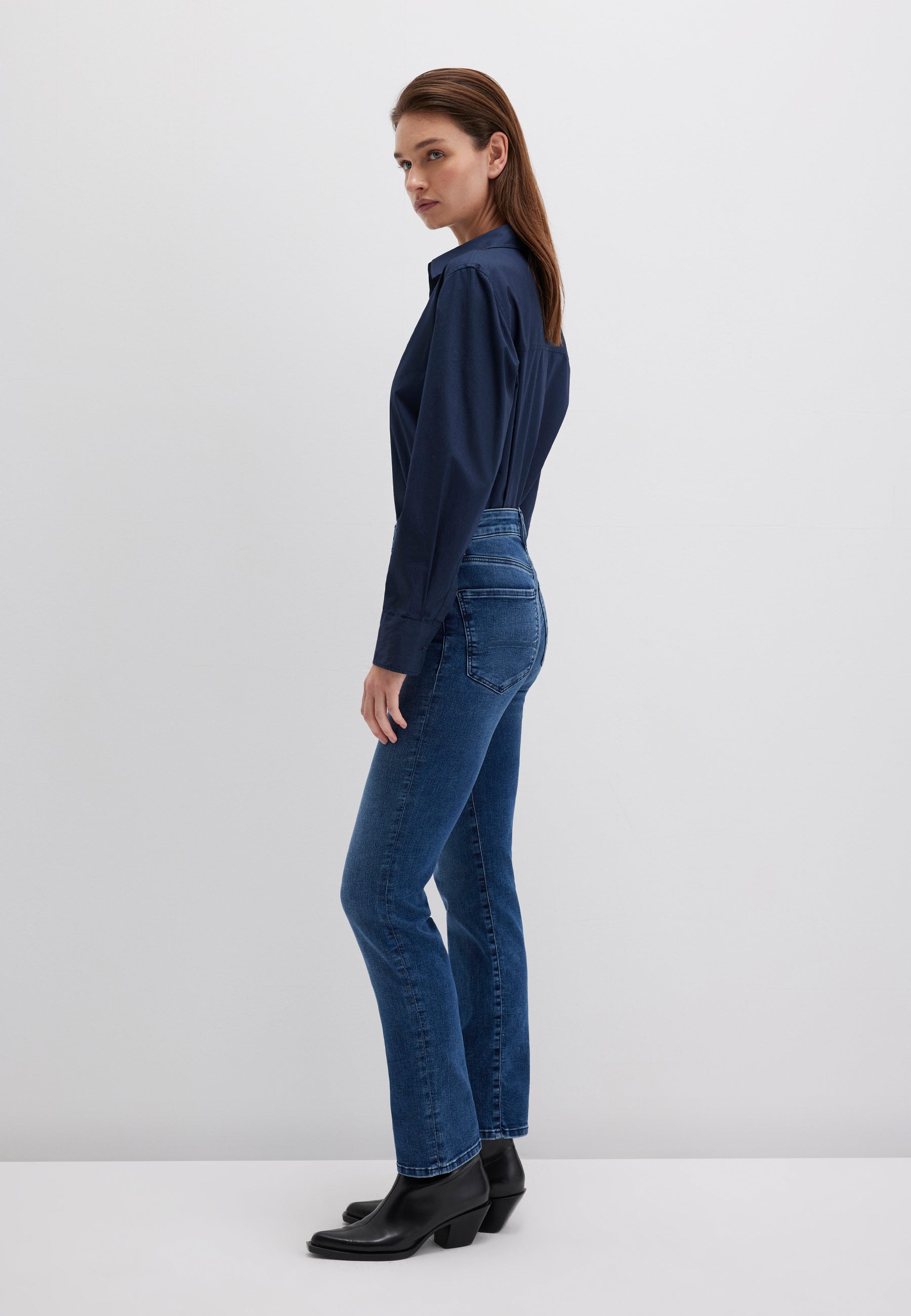 Long Sleeve Shirt in Navy Blazer Chemises Mavi