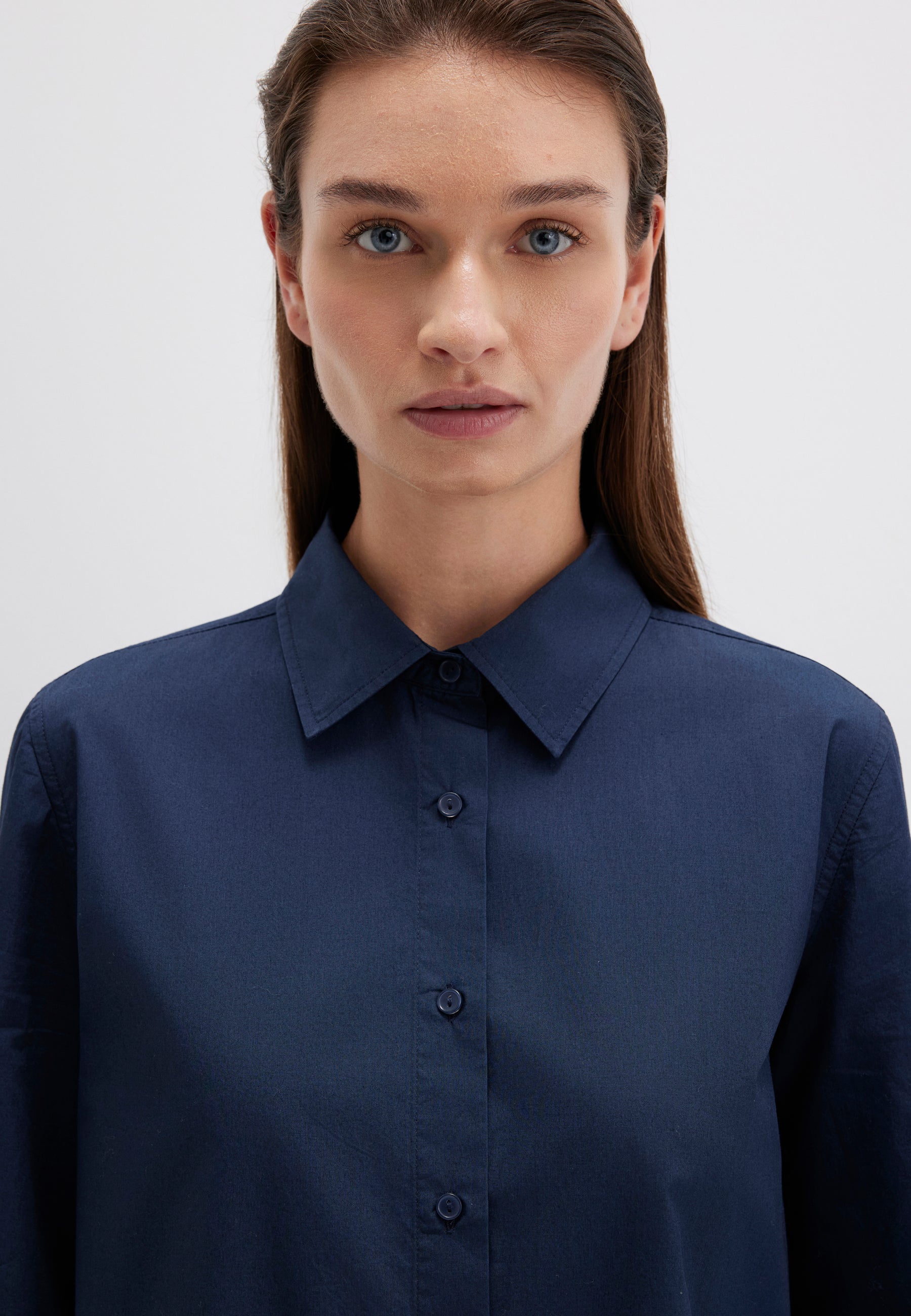 Long Sleeve Shirt in Navy Blazer Chemises Mavi