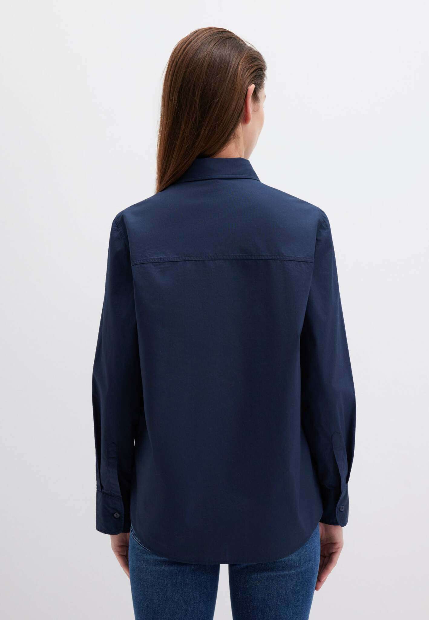 Long Sleeve Shirt in Navy Blazer Chemises Mavi