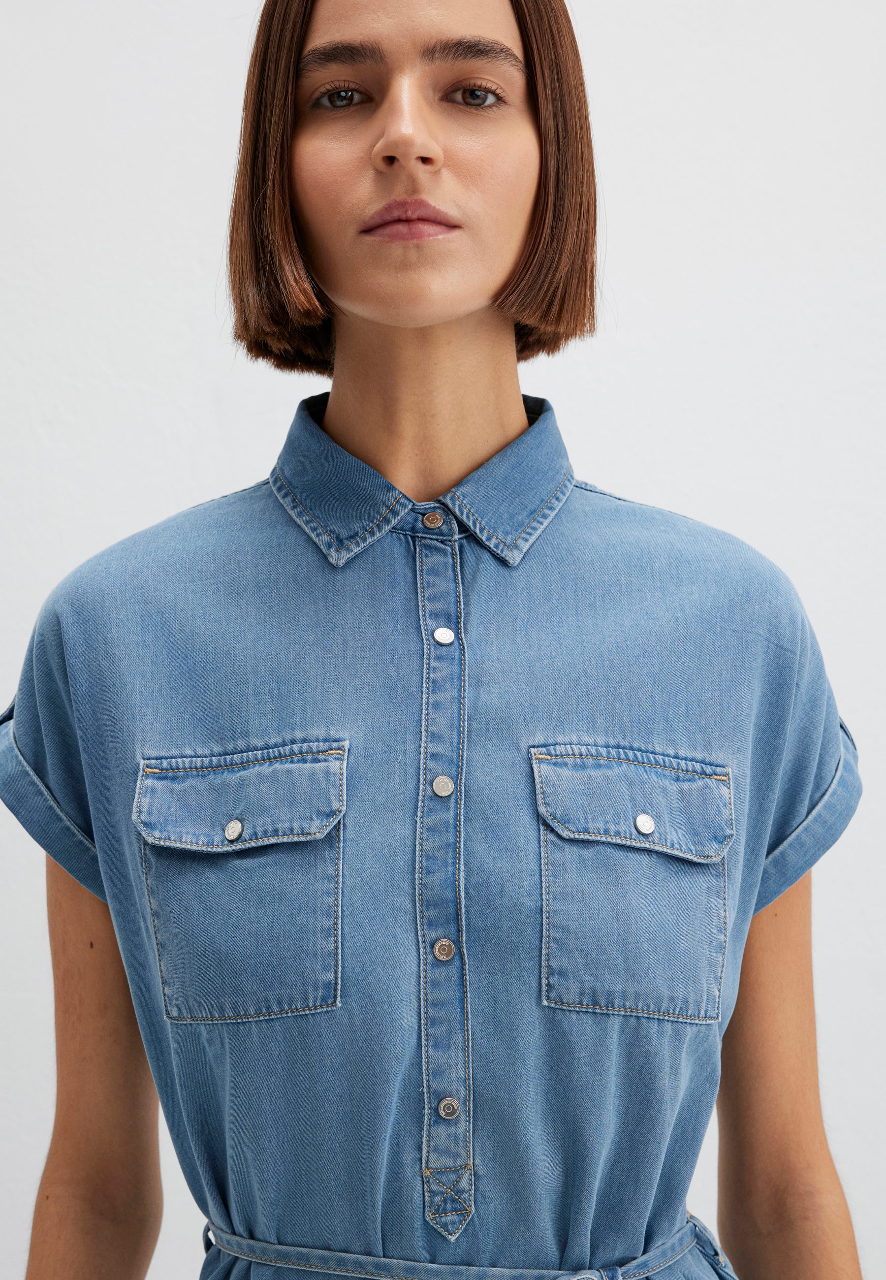 Barbara en denim bleu clair