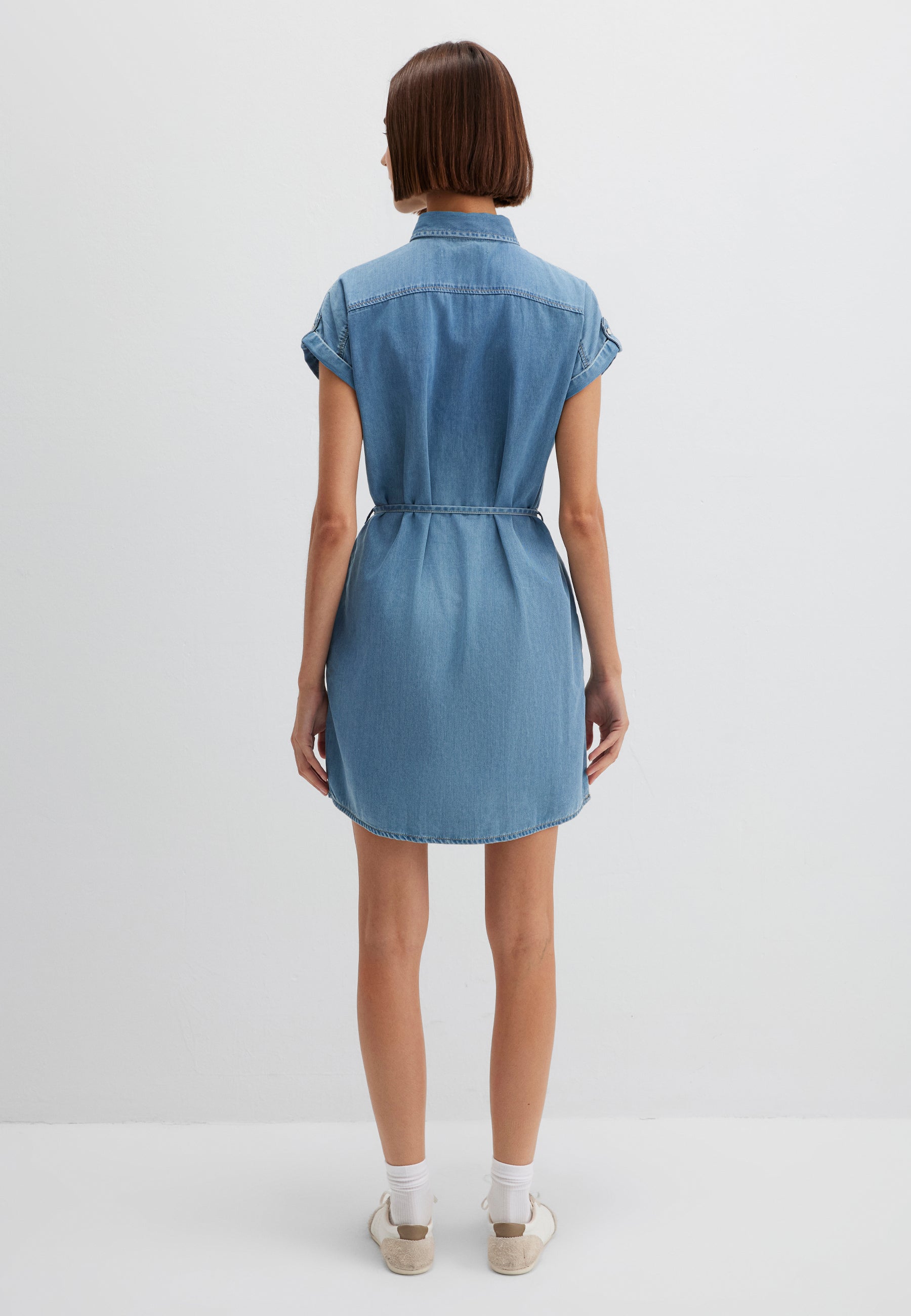 Barbara en denim bleu clair