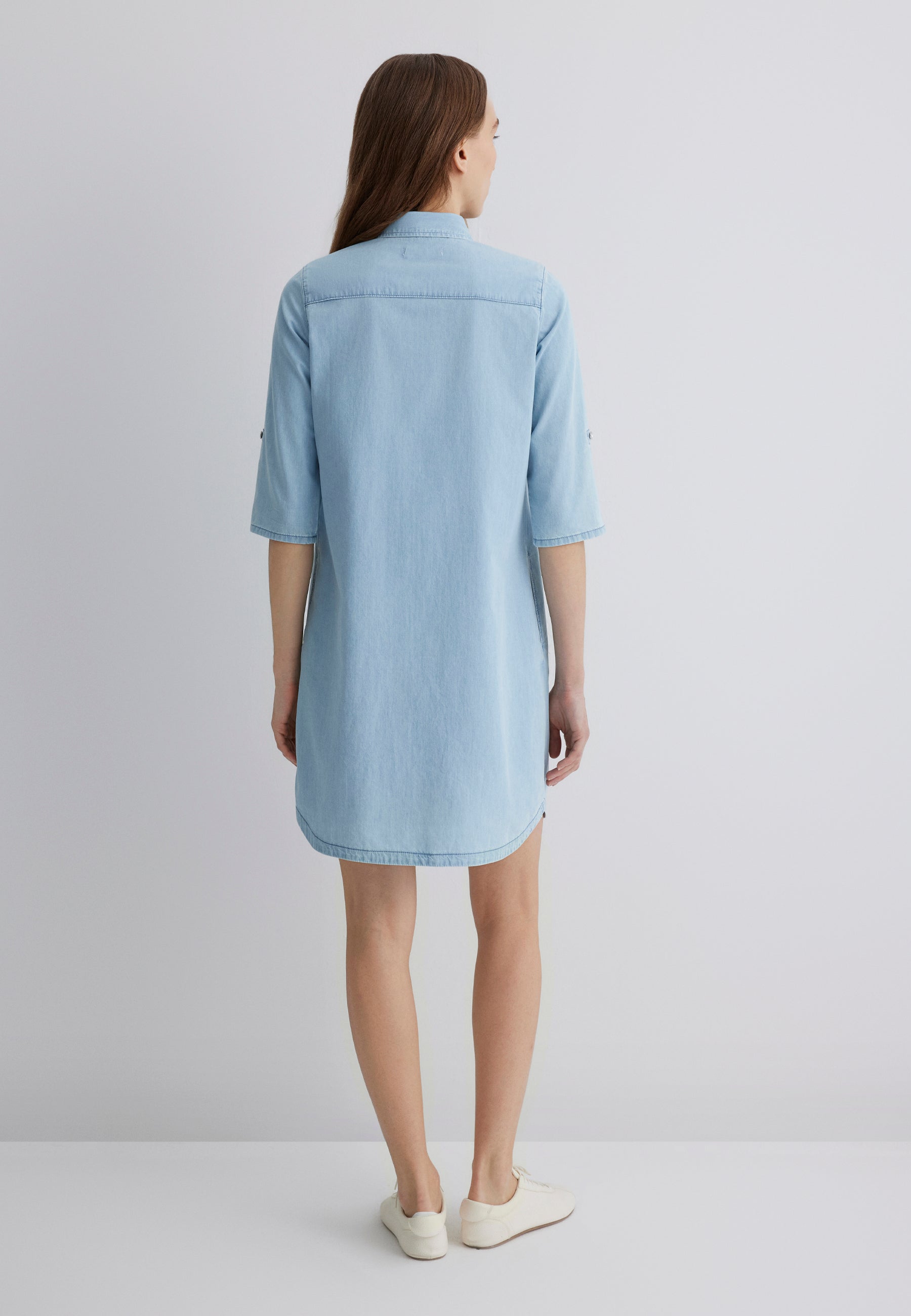 Lyra in Lt Blue Lt Denim Robes Mavi