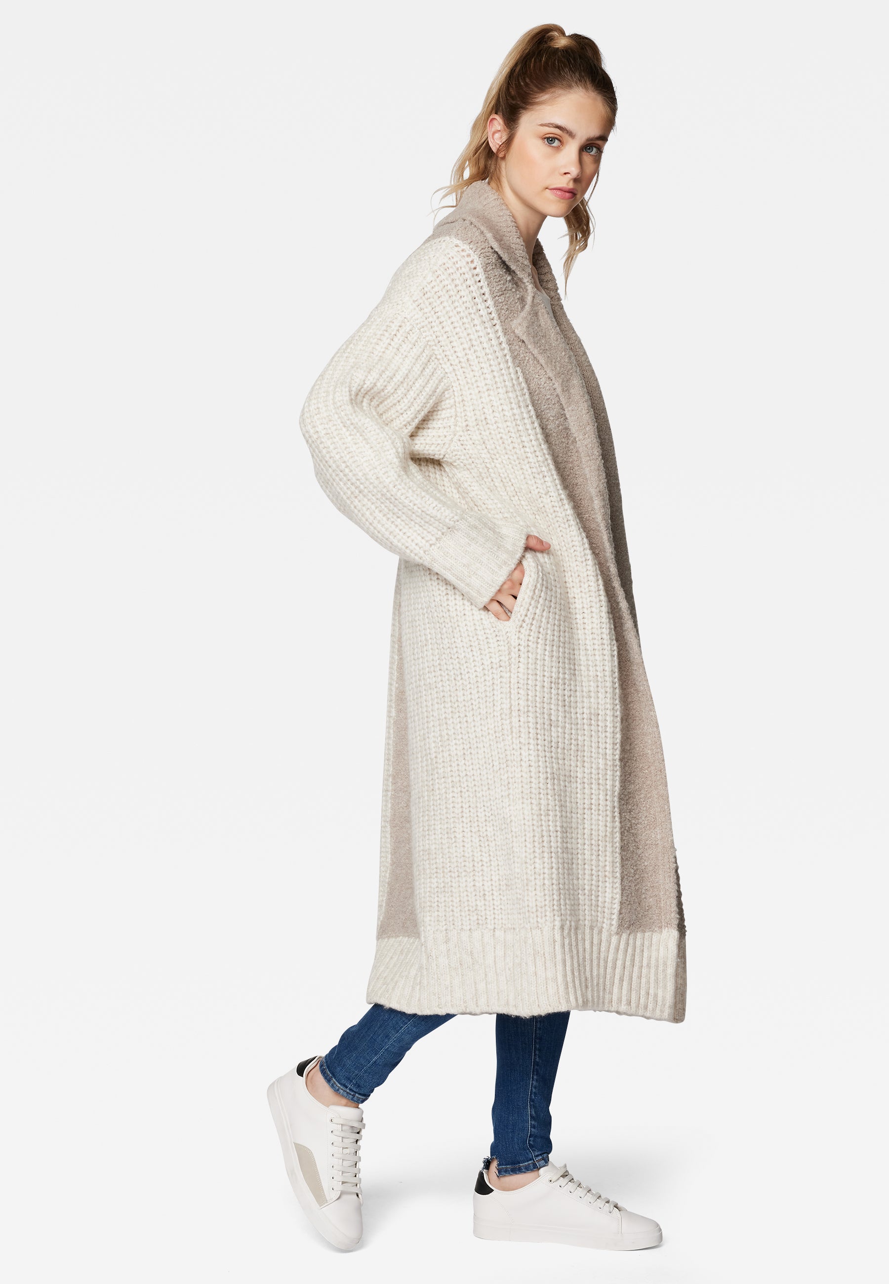 Cardigan in Pumice Stone Vestes Mavi
