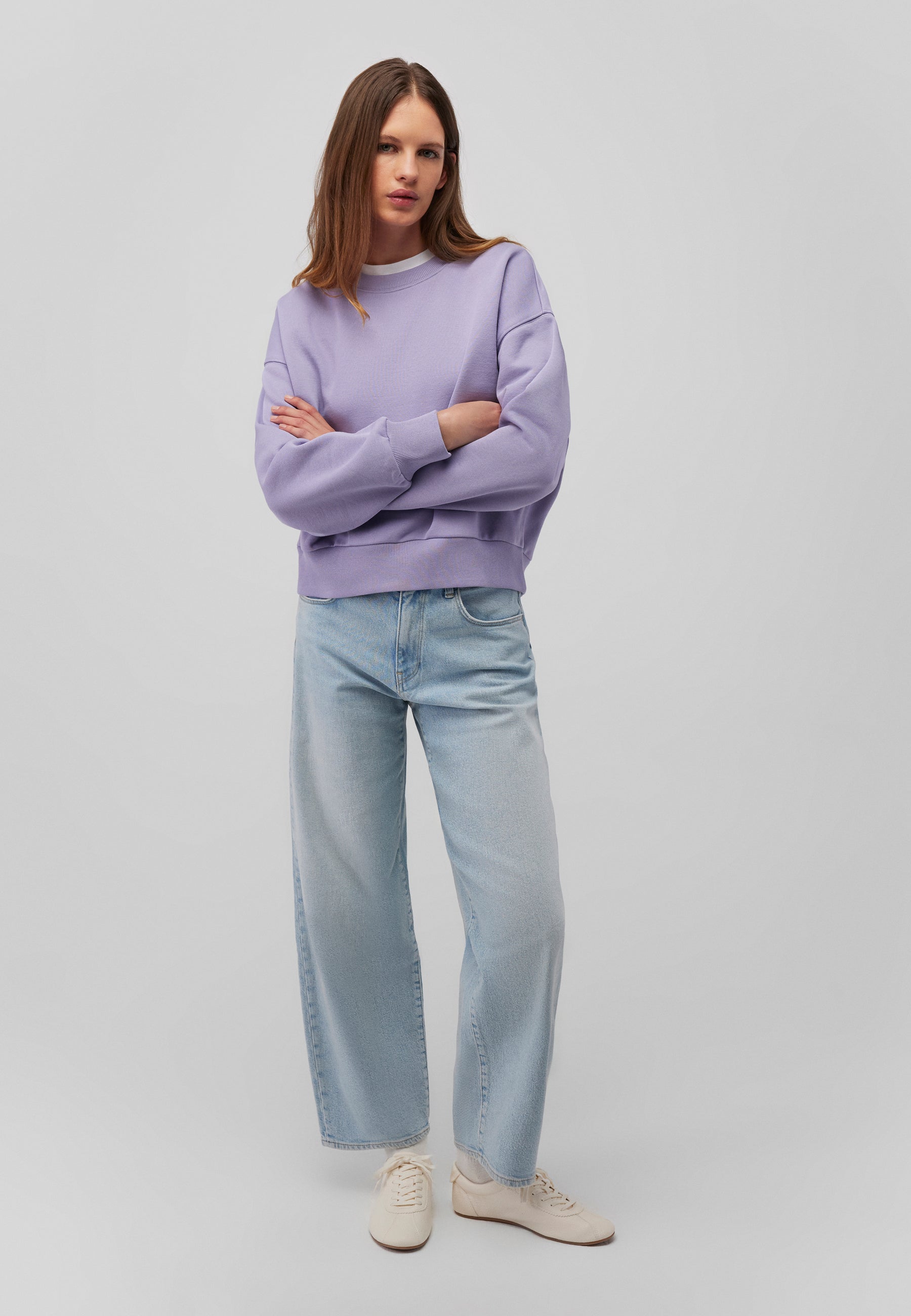 Sweat-shirt ras du cou glycine Sweatshirts Mavi