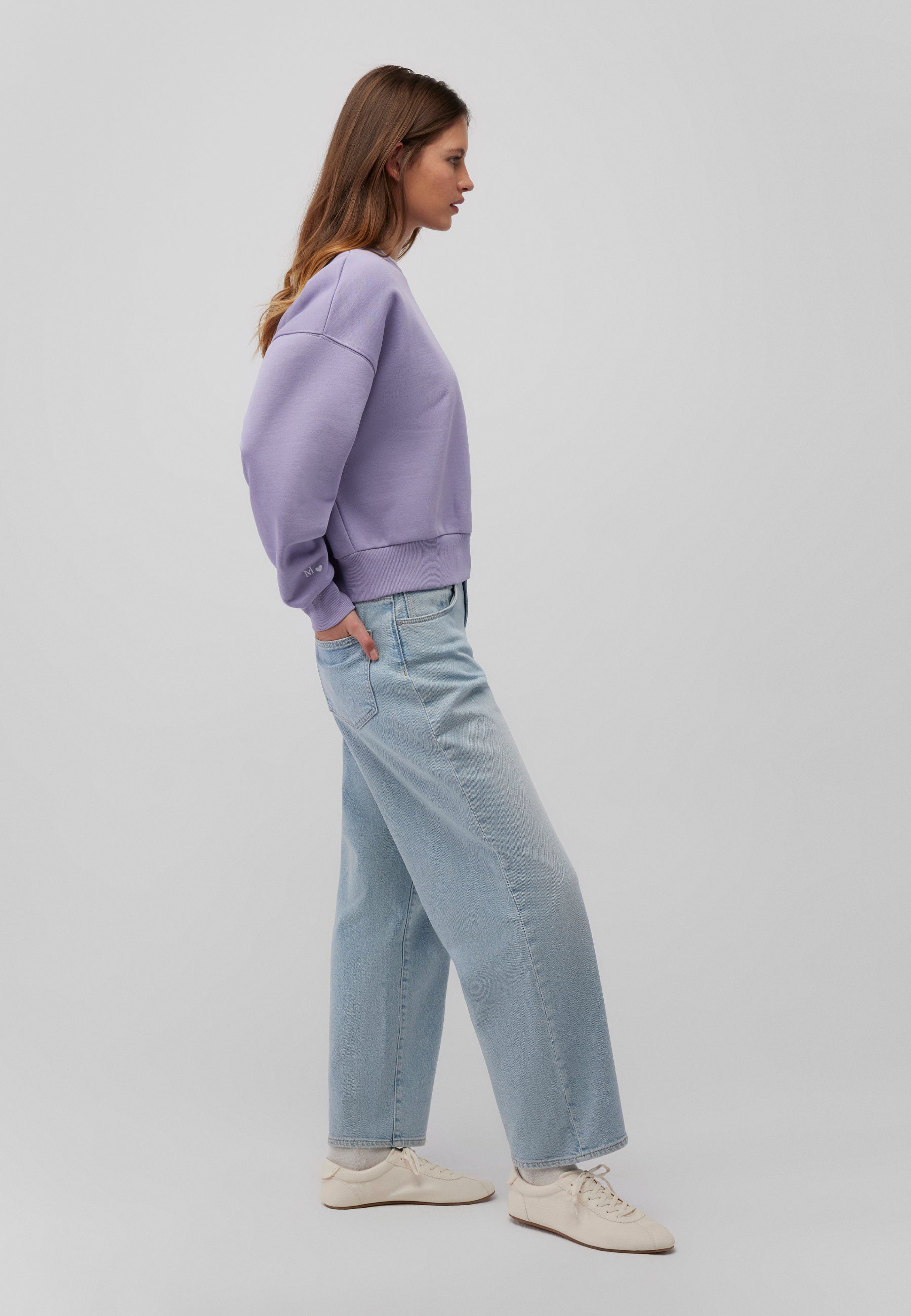 Sweat-shirt ras du cou glycine Sweatshirts Mavi