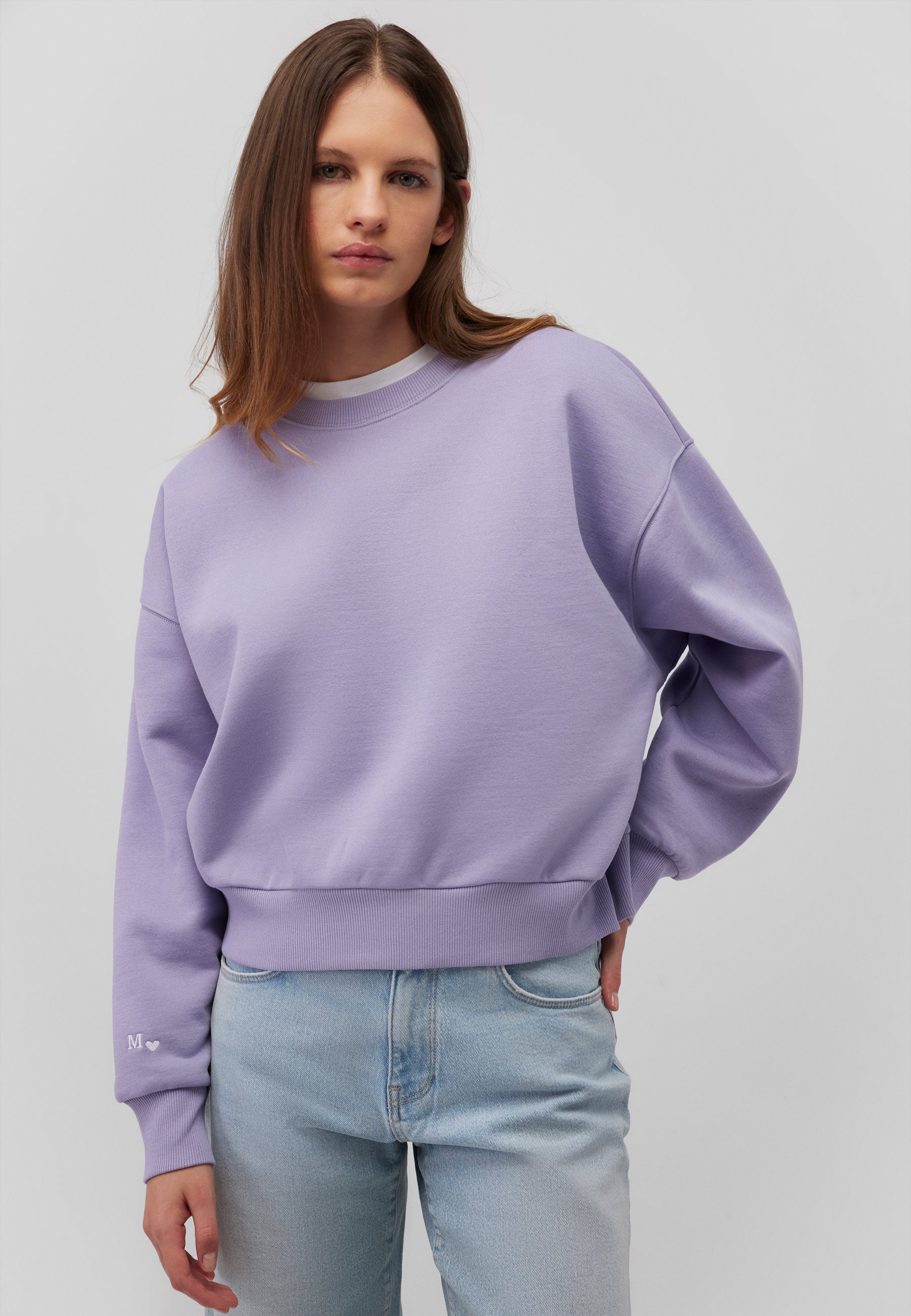Sweat-shirt ras du cou glycine Sweatshirts Mavi