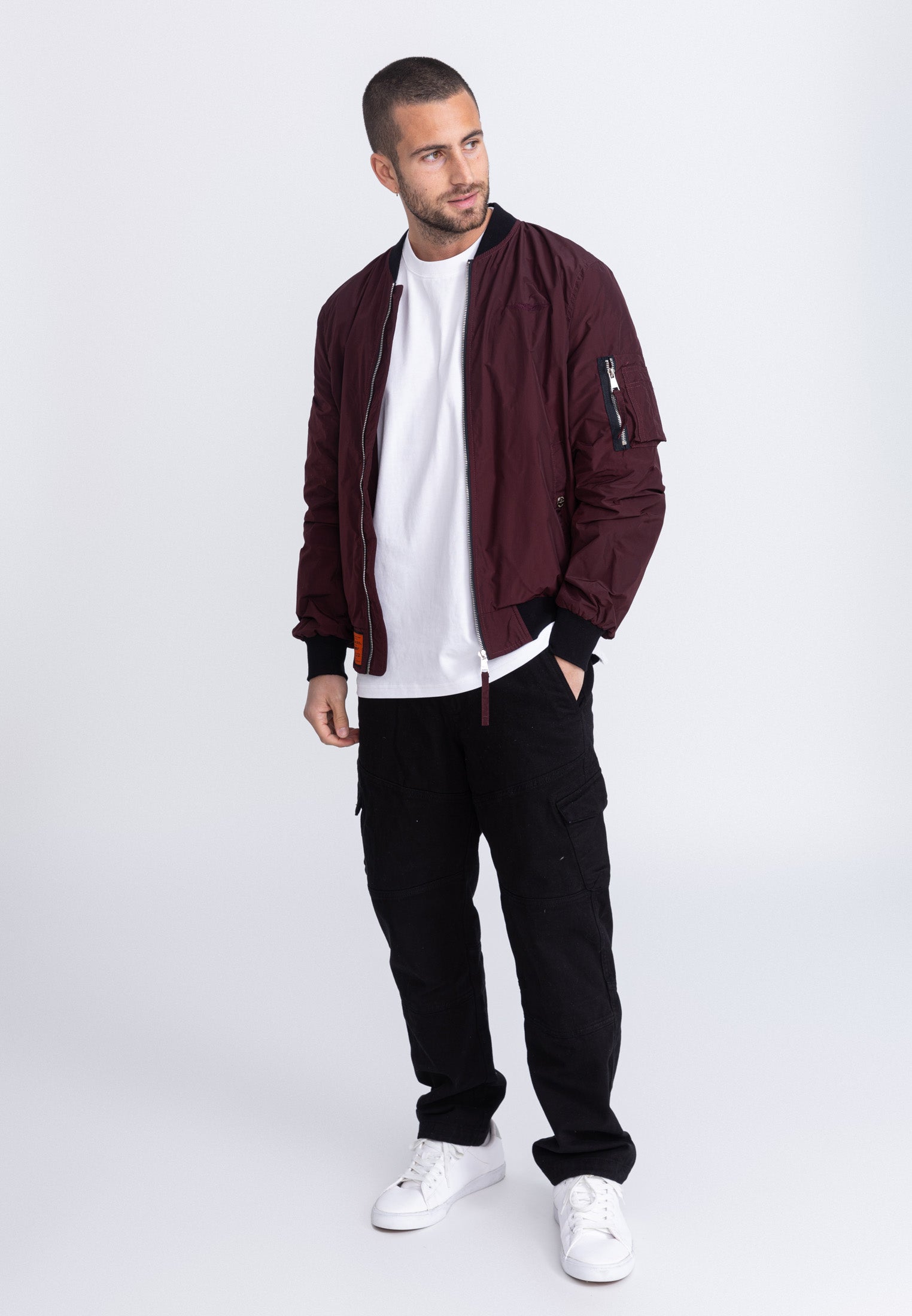 MA1 M Bomber en Bourgogne Vestes Bombers Original