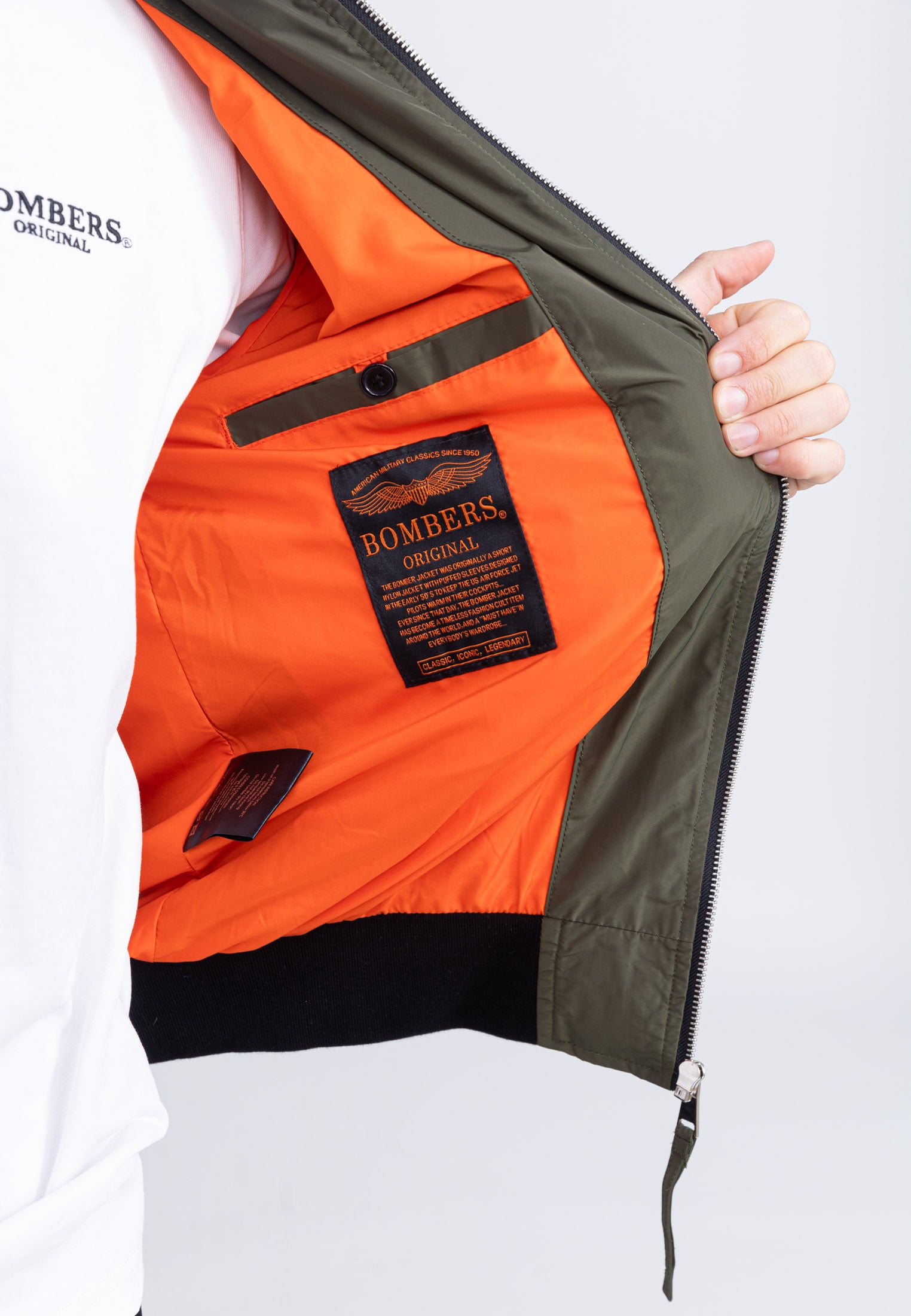 MA1 M Bomber dans Vestes Kaki Bombers Original