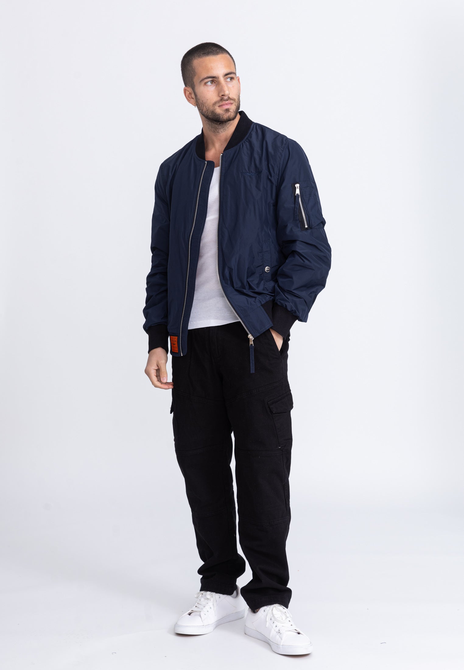 MA1 M Bomber in Navy Vestes Bombers Original