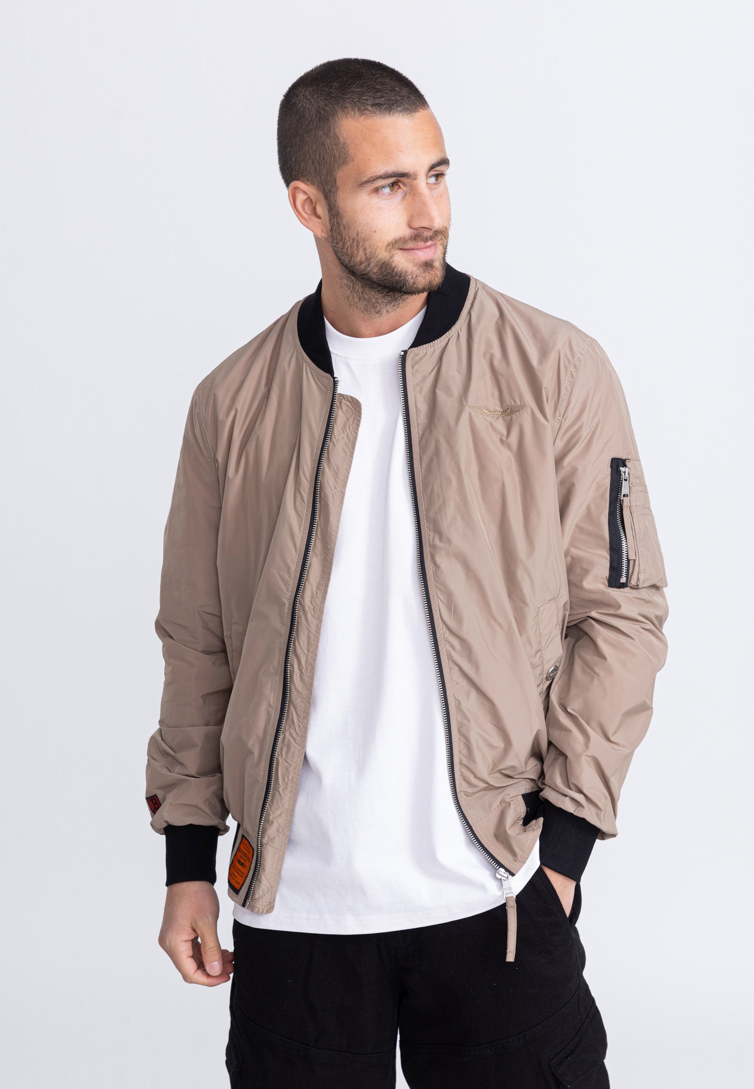 MA1 M Bomber in Tan Vestes Bombers Original