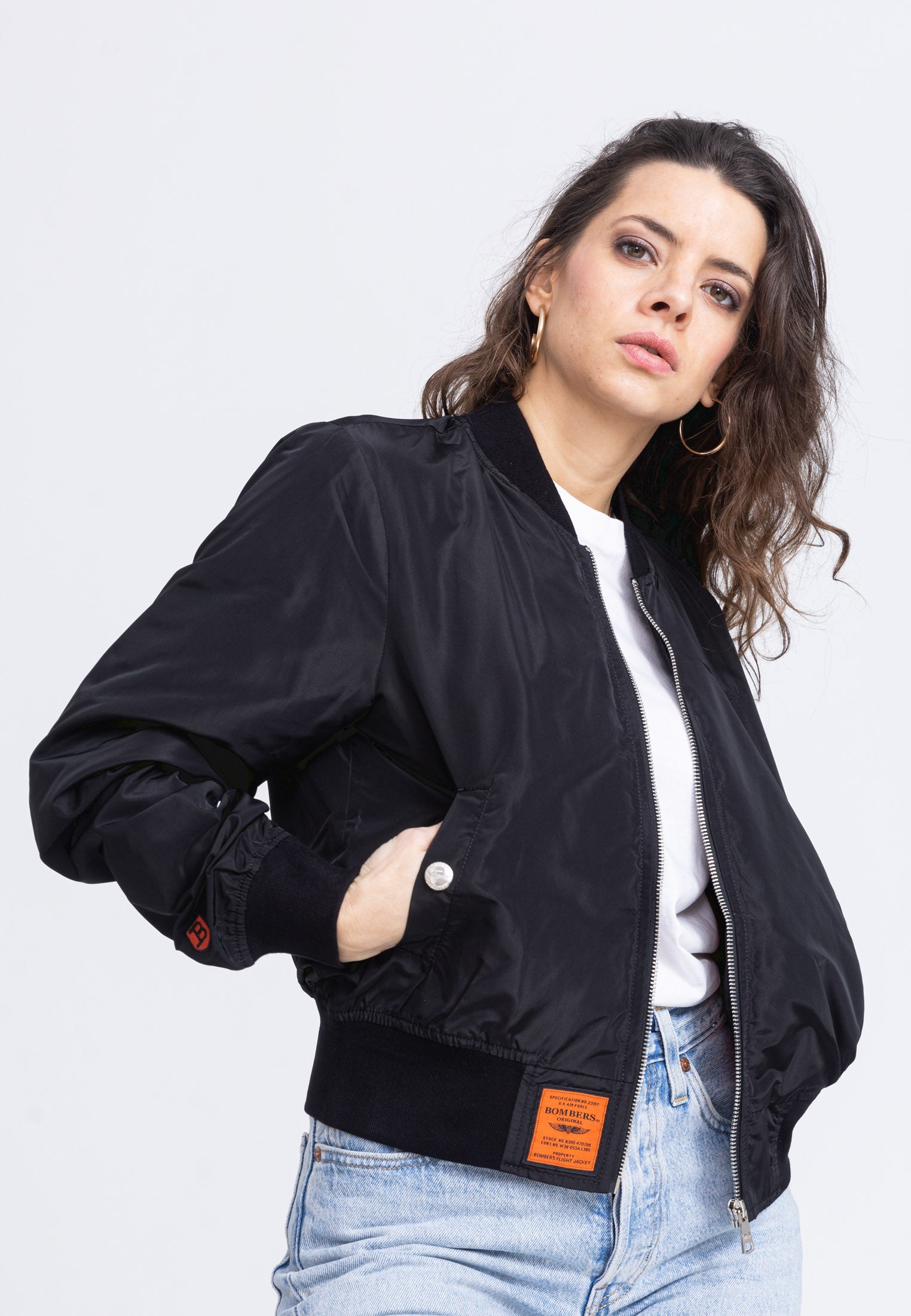 MA1 W Bomber in Black Vestes Bombers Original