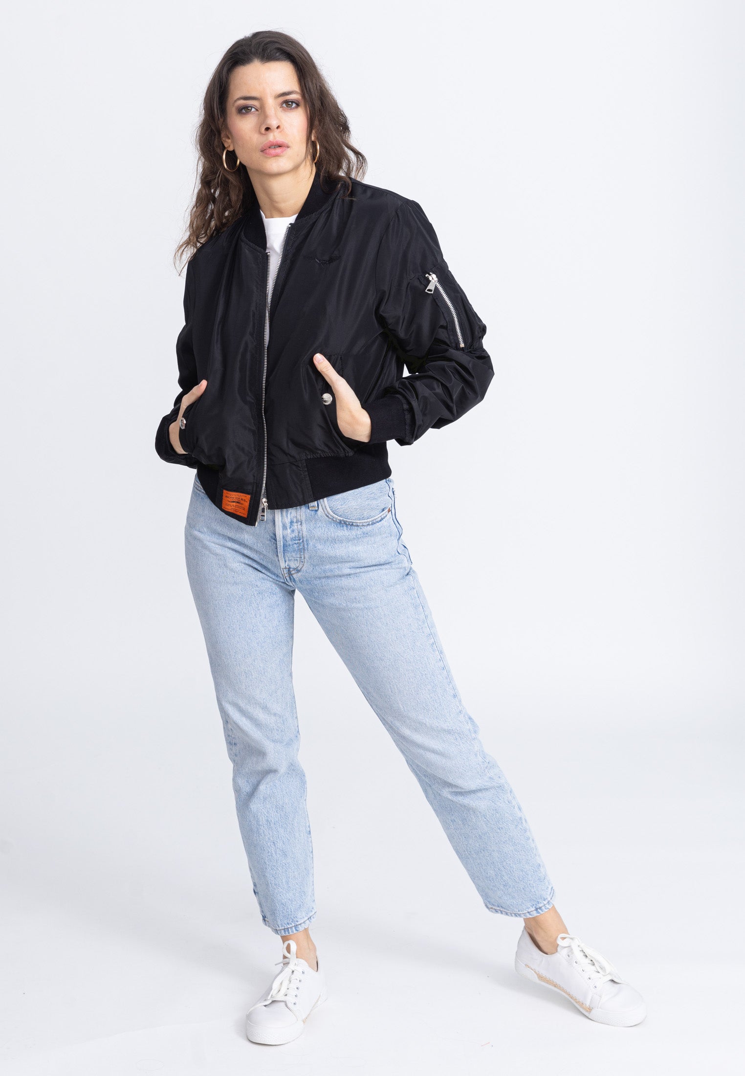 MA1 W Bomber in Black Vestes Bombers Original