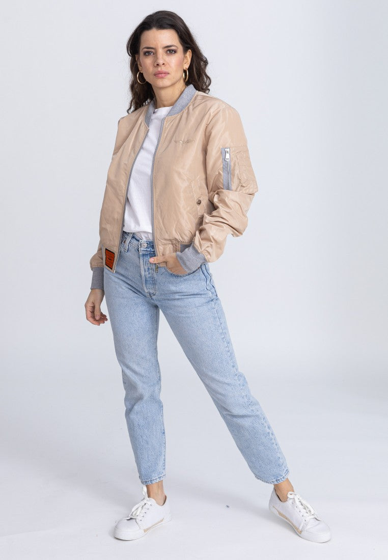 MA1 W Bomber in Tan Vestes Bombers Original