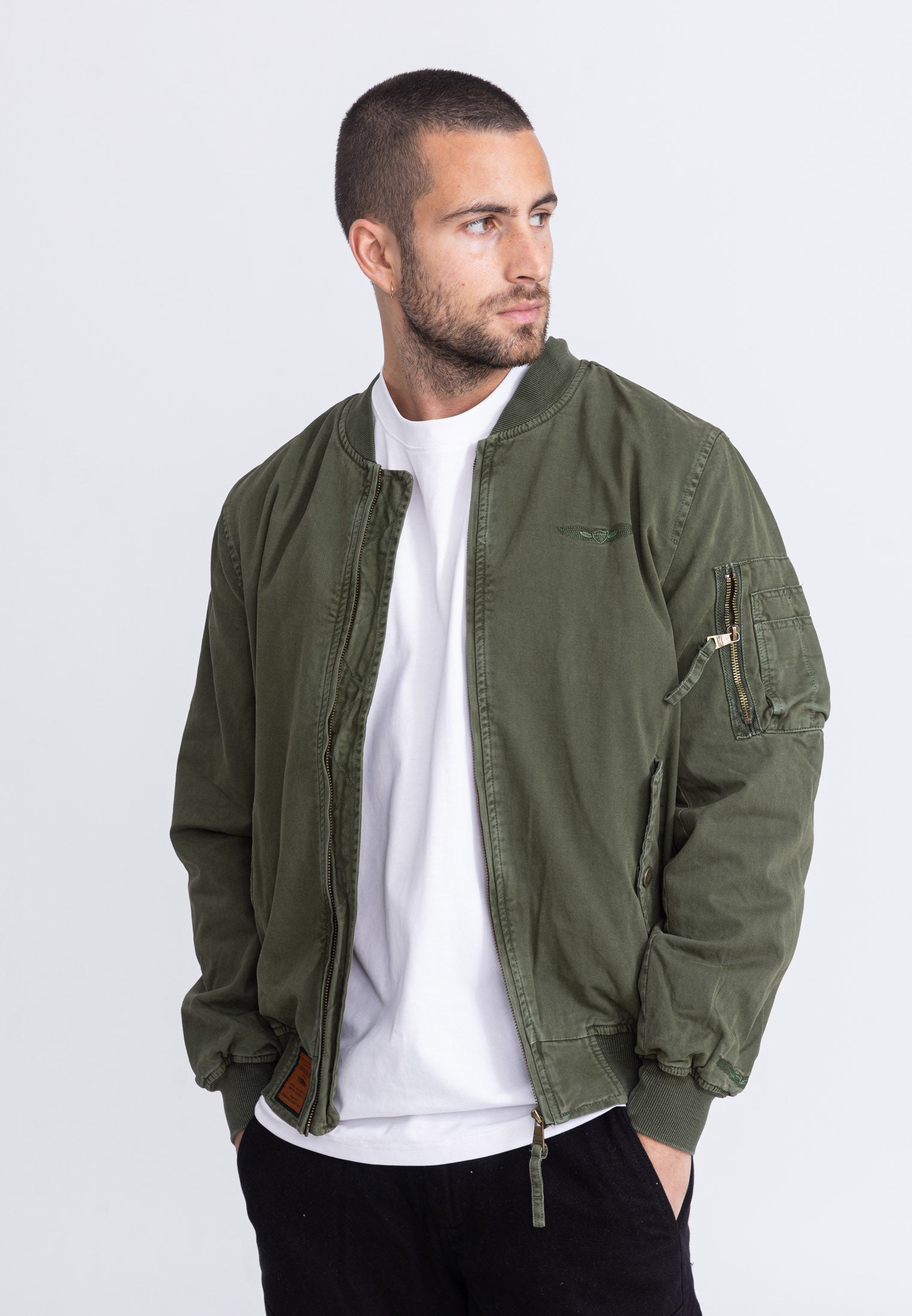 Mac M Bomber à Kaki Vestes Bombers Original