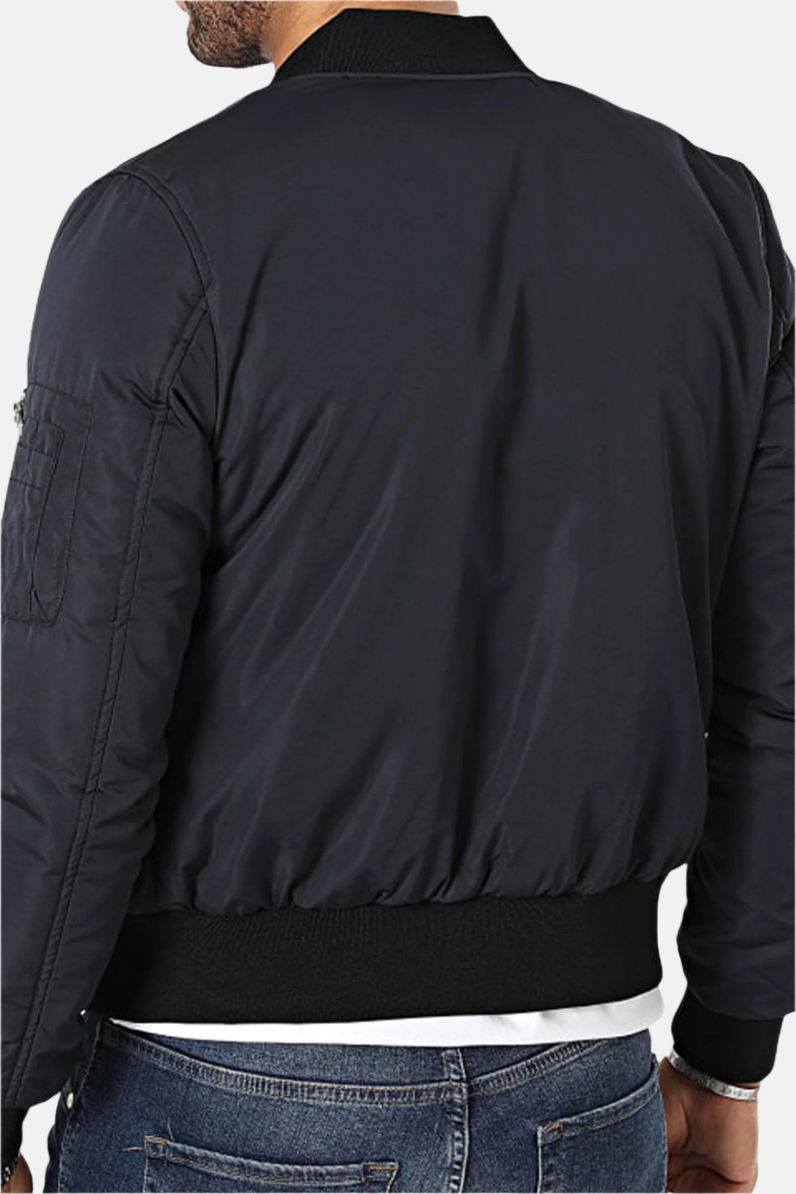 Max M Bomber à Vestes Noir Bombers Original