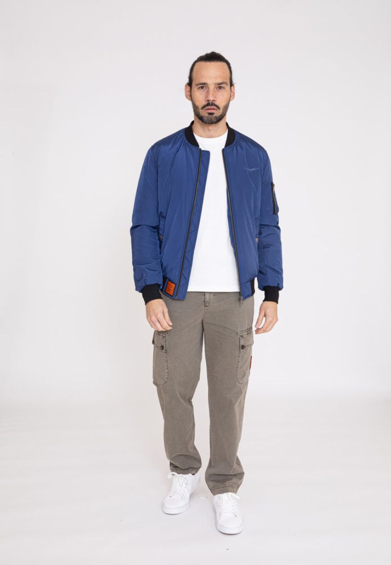 Max M Bomber dans Vestes Indigo Bombers Original