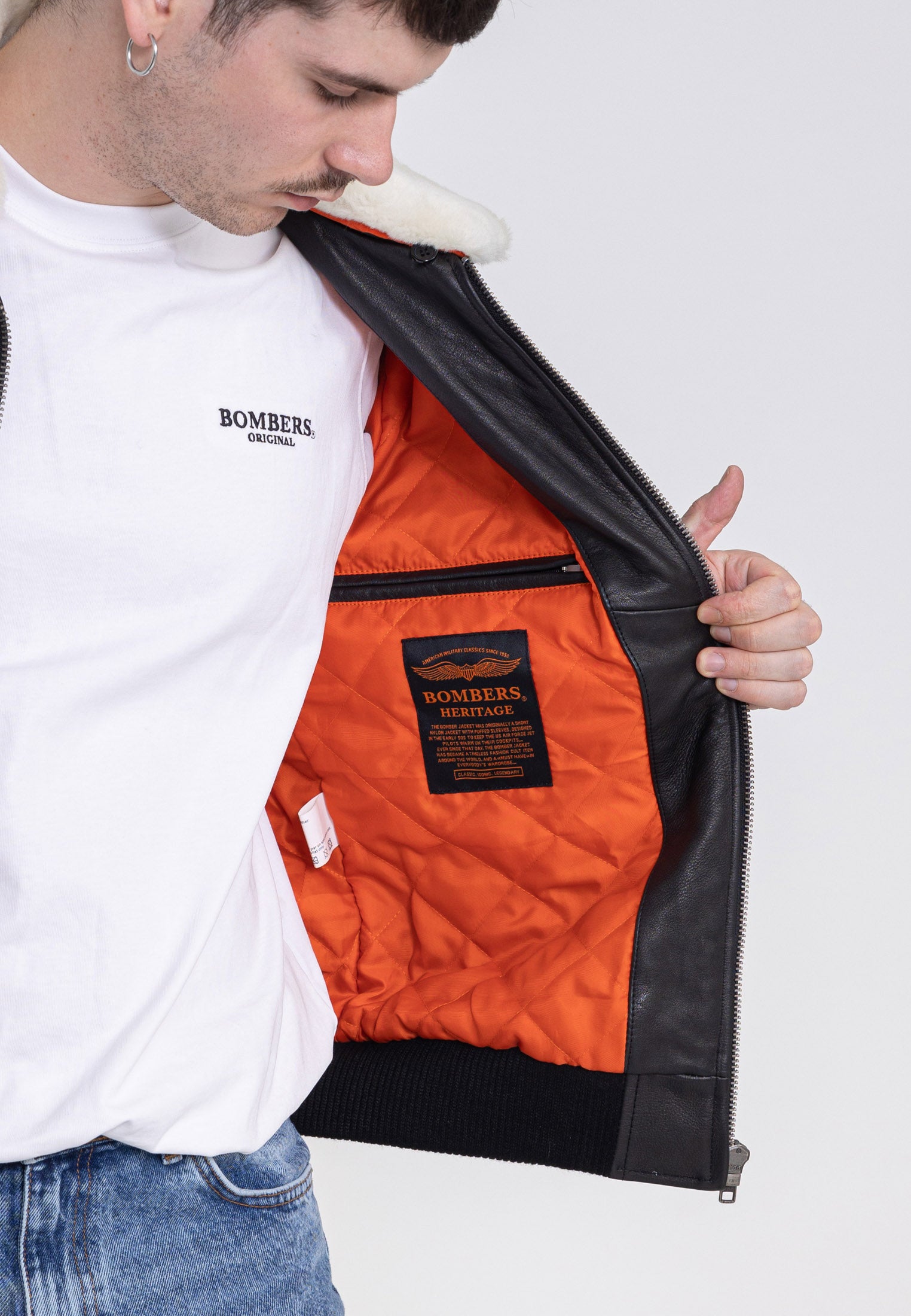 Maverick-M in Black Vestes Bombers Original