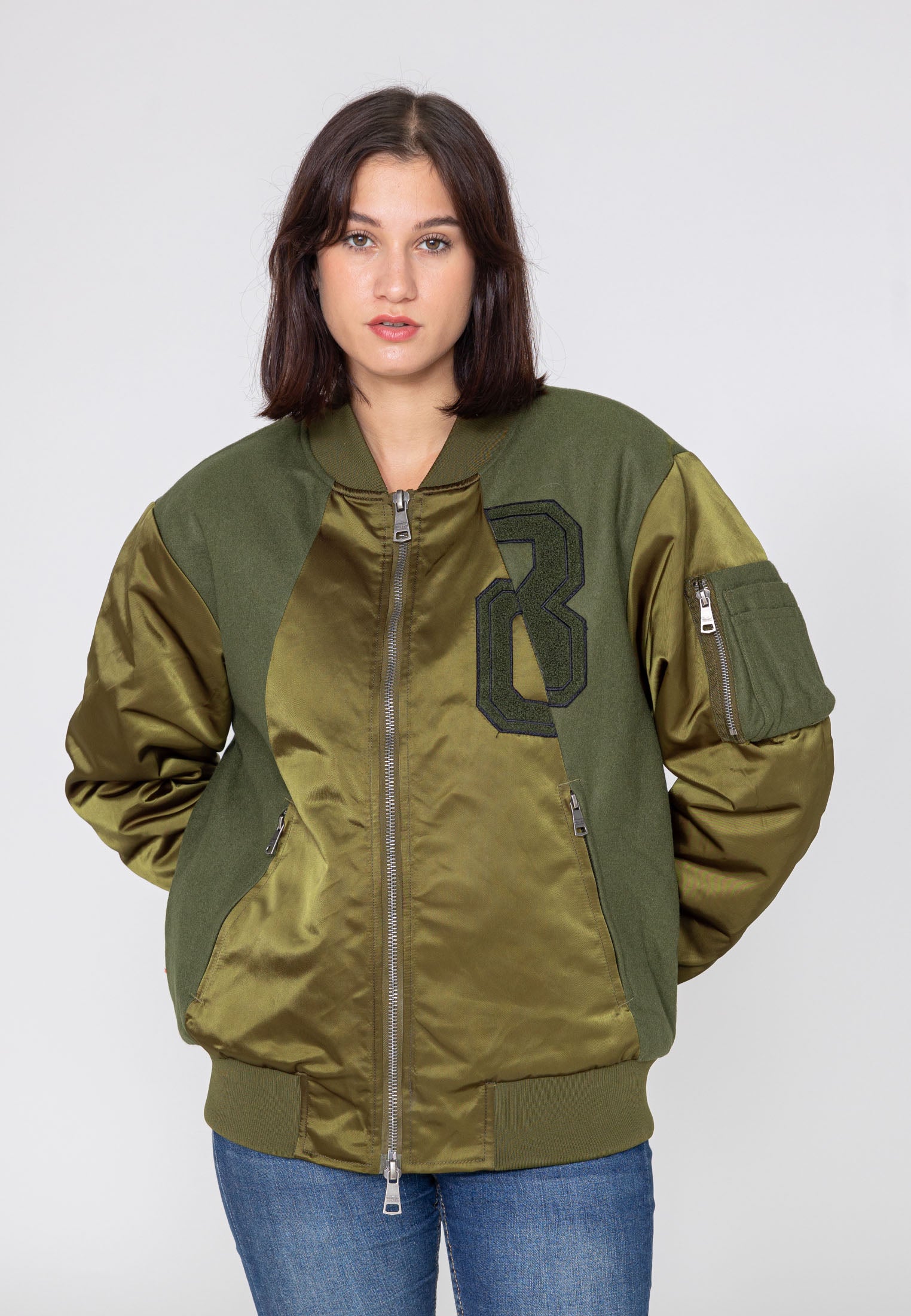 Blouson Nabari U Bomber en kaki Bombers Original