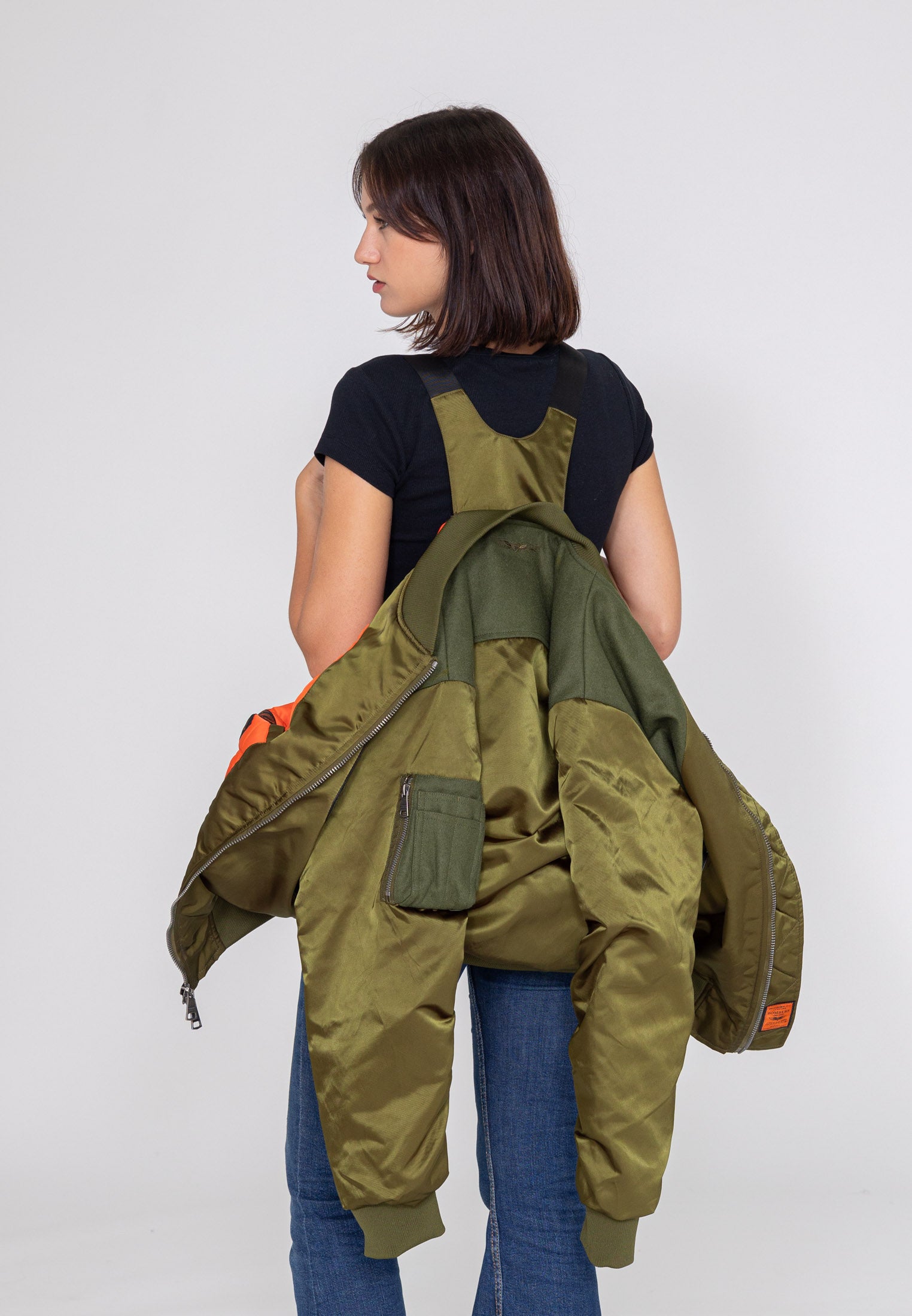 Blouson Nabari U Bomber en kaki Bombers Original