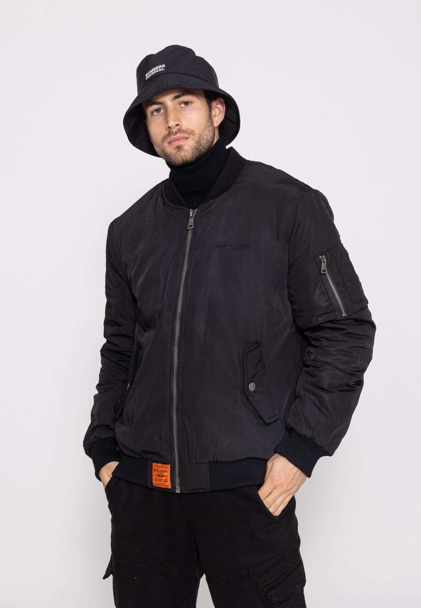 Veste bomber Original M à Black Vestes Bombers Original