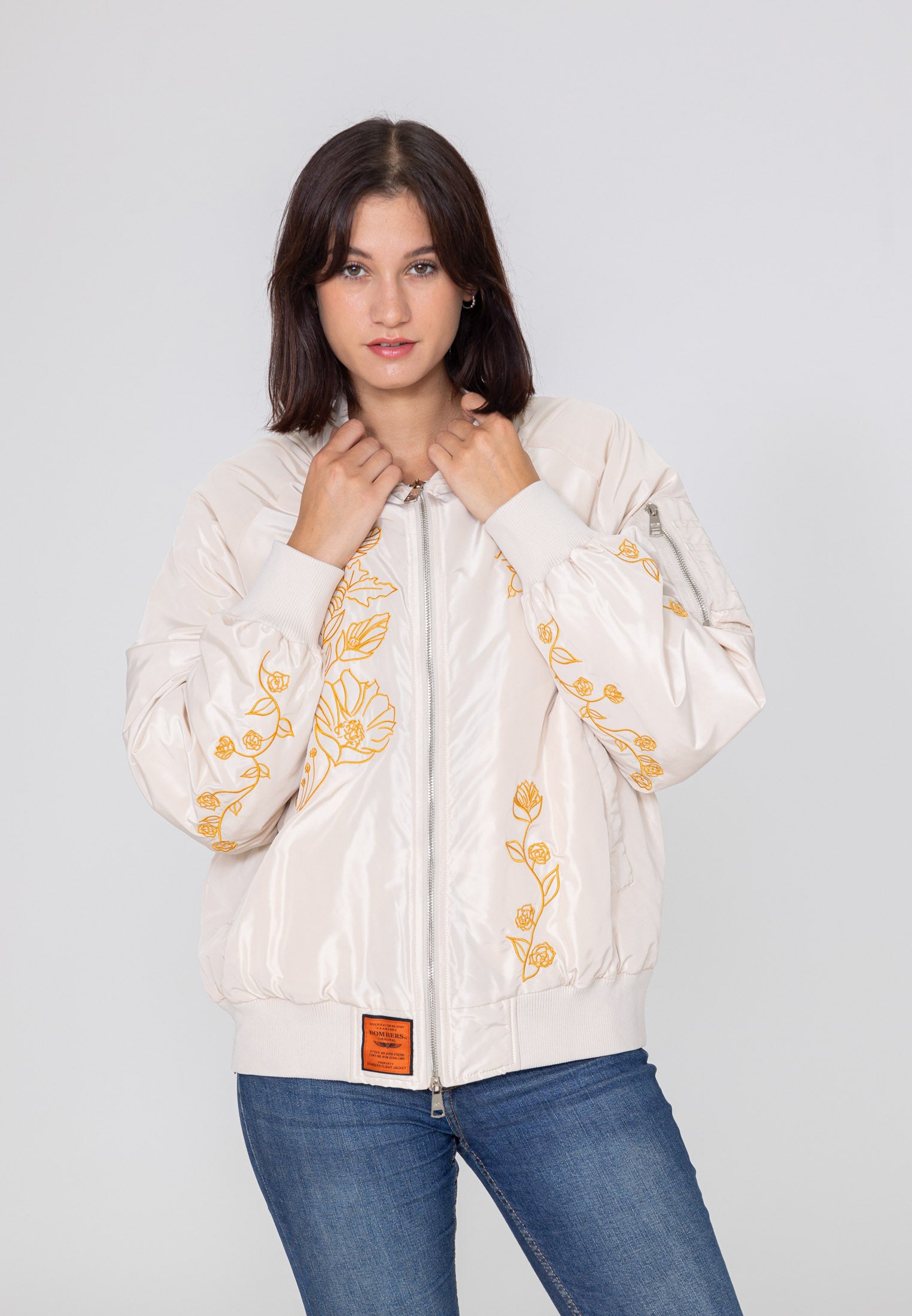 Veste Bomber Princess W dans Cream Vestes Bombers Original