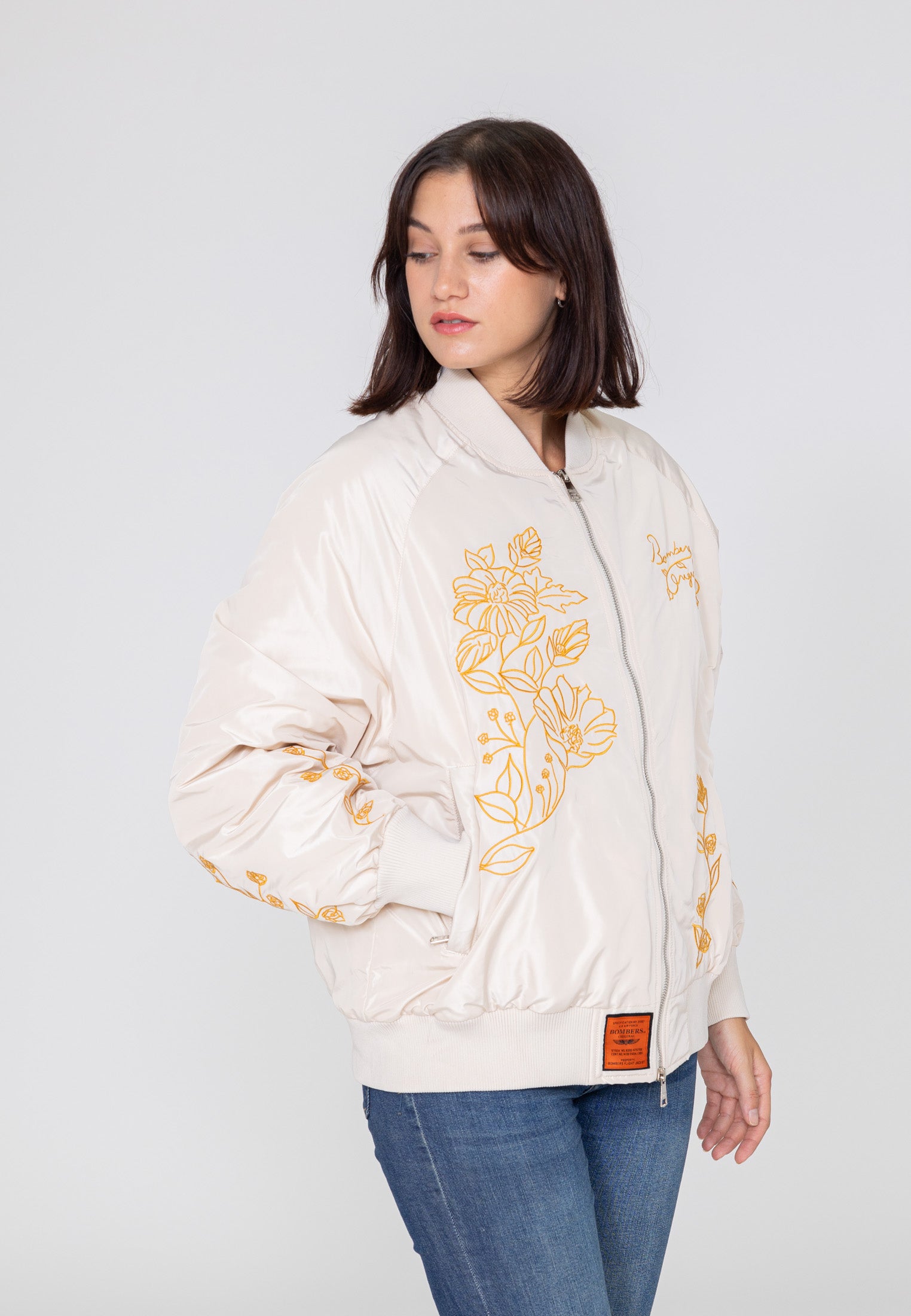 Veste Bomber Princess W dans Cream Vestes Bombers Original