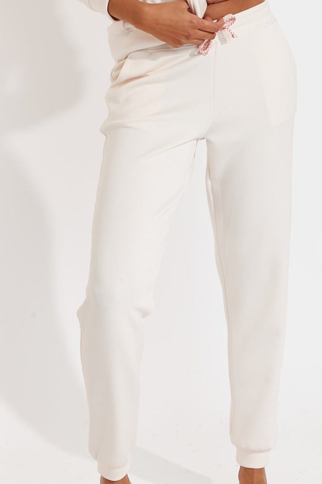QUICK-BAYJOY Pantalon de jogging à la crème Pantalons Banana Moon