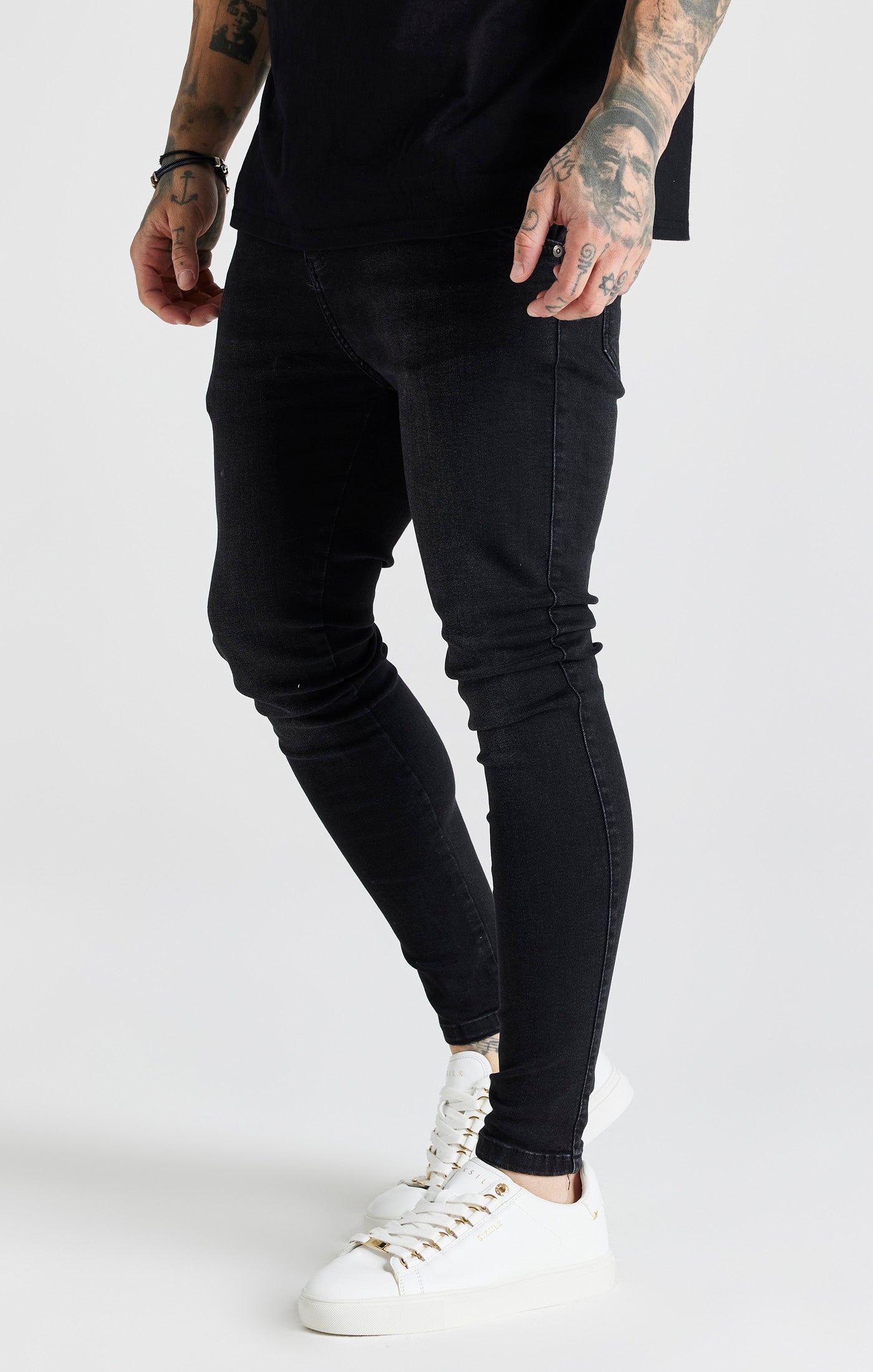 Essential Skinny Jean en noir Jeans SikSilk