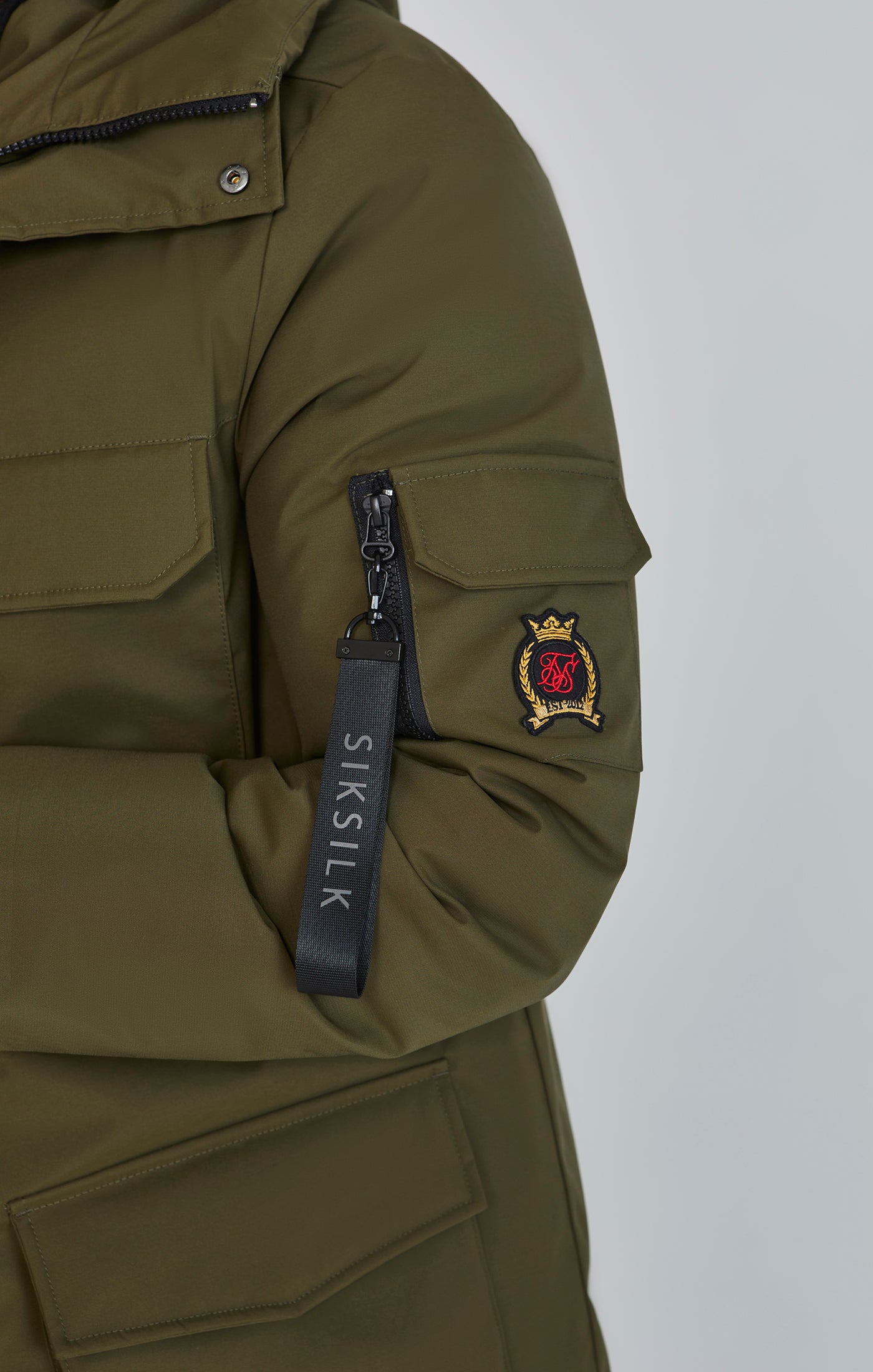 Parka in Green Vestes SikSilk