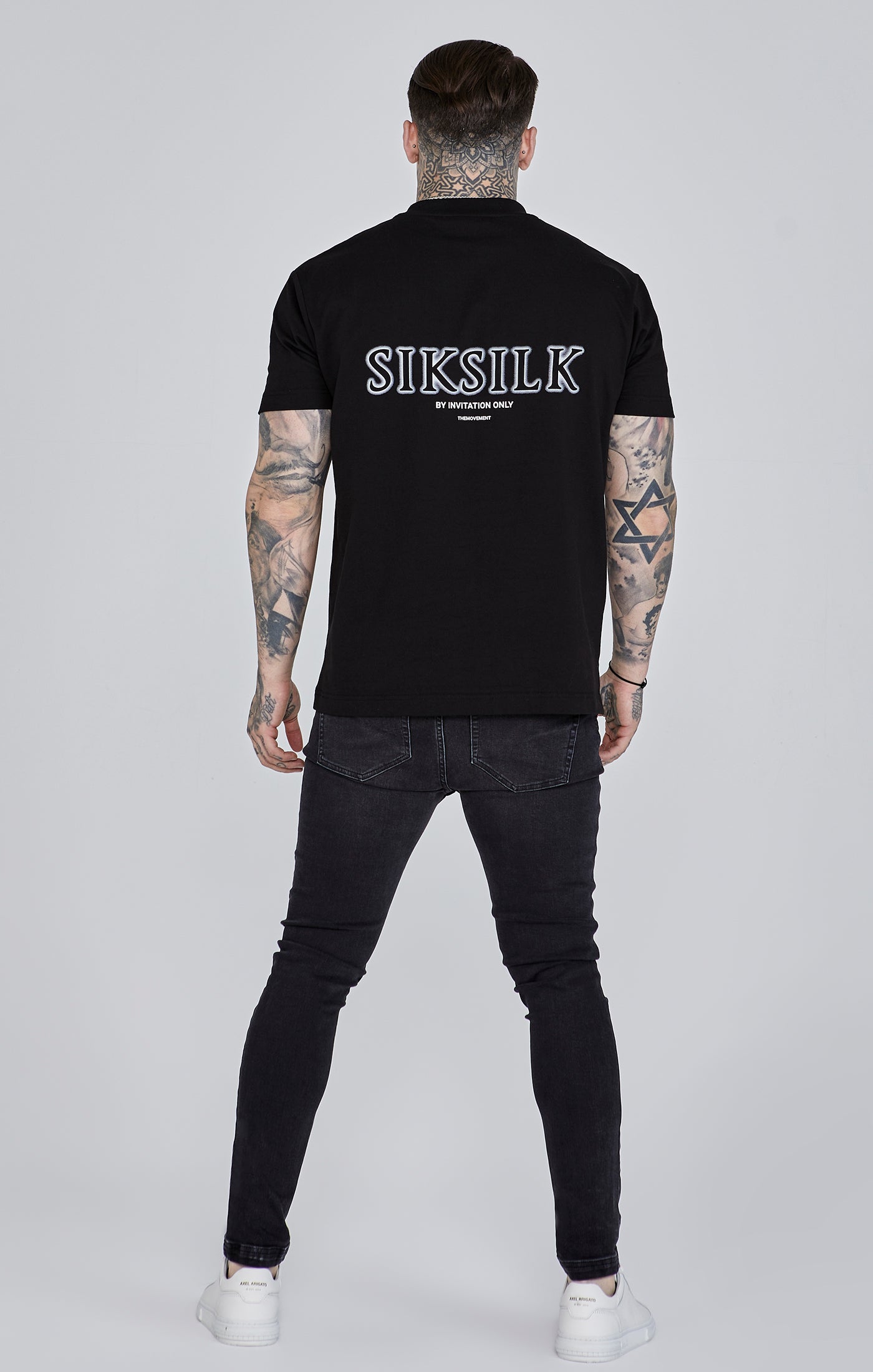Jeans skinny en noir Jeans SikSilk