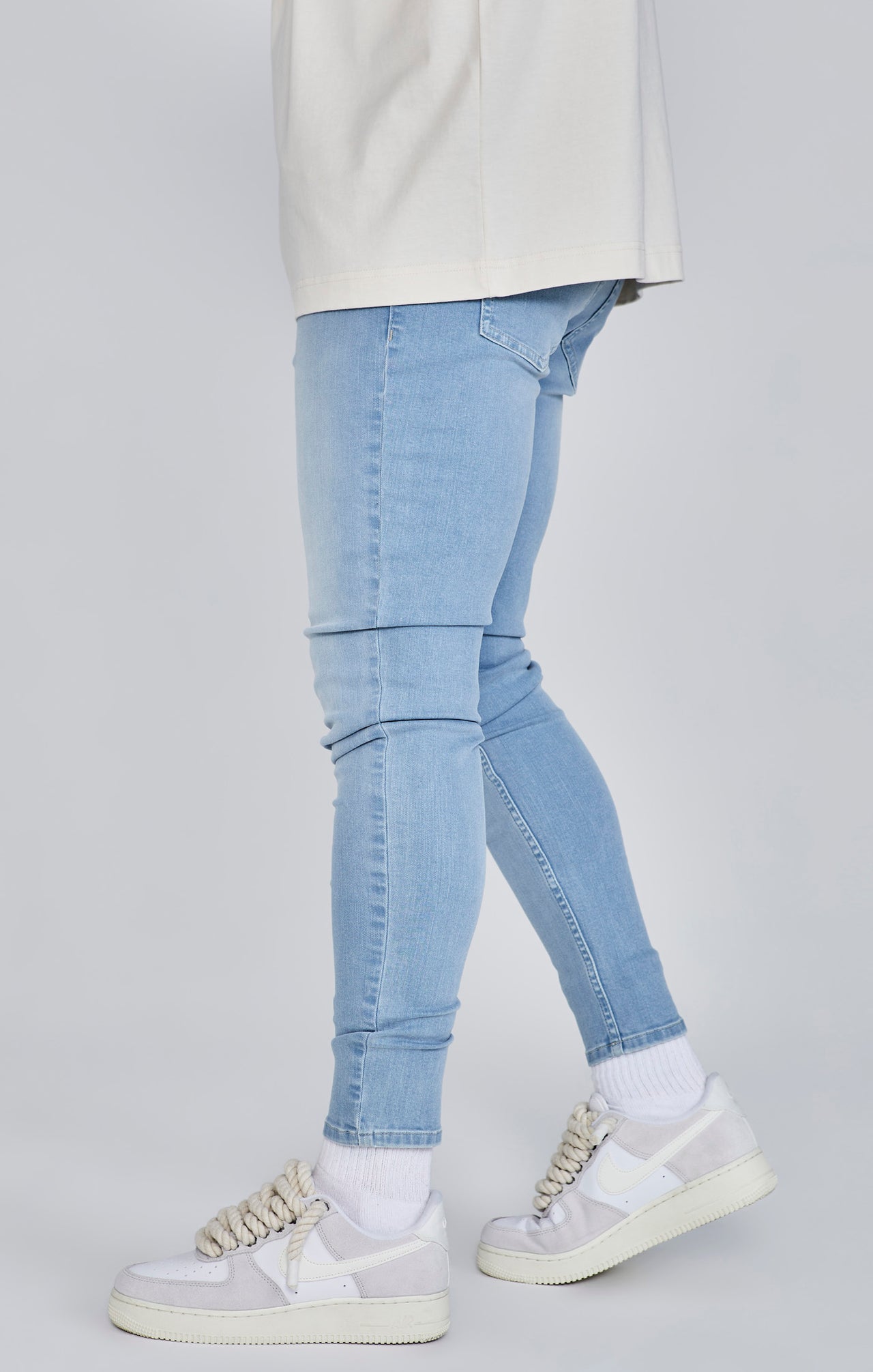 Jeans skinny en bleu Jeans SikSilk