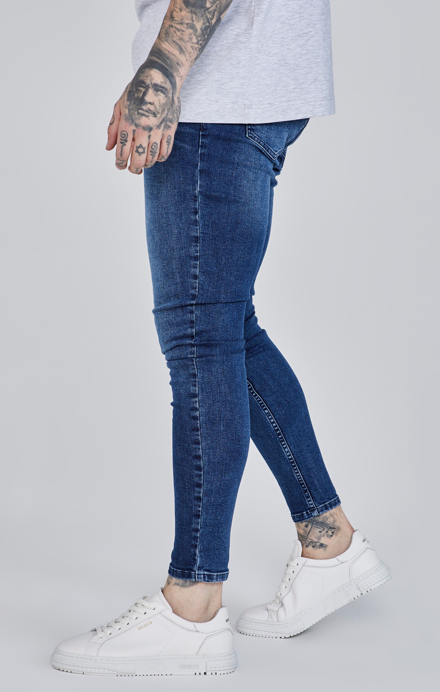 Jeans skinny en bleu Jeans SikSilk