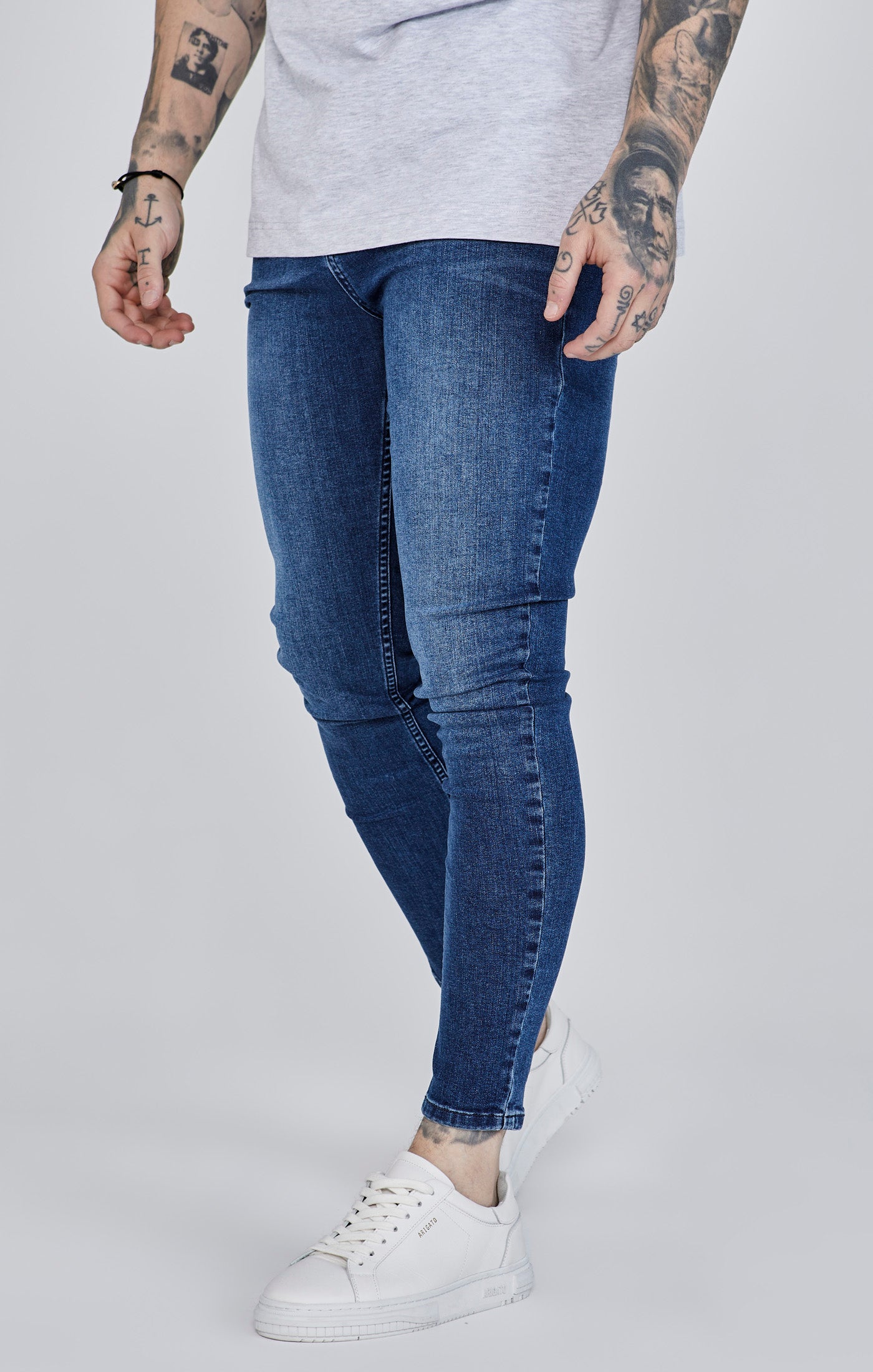 Jeans skinny en bleu Jeans SikSilk