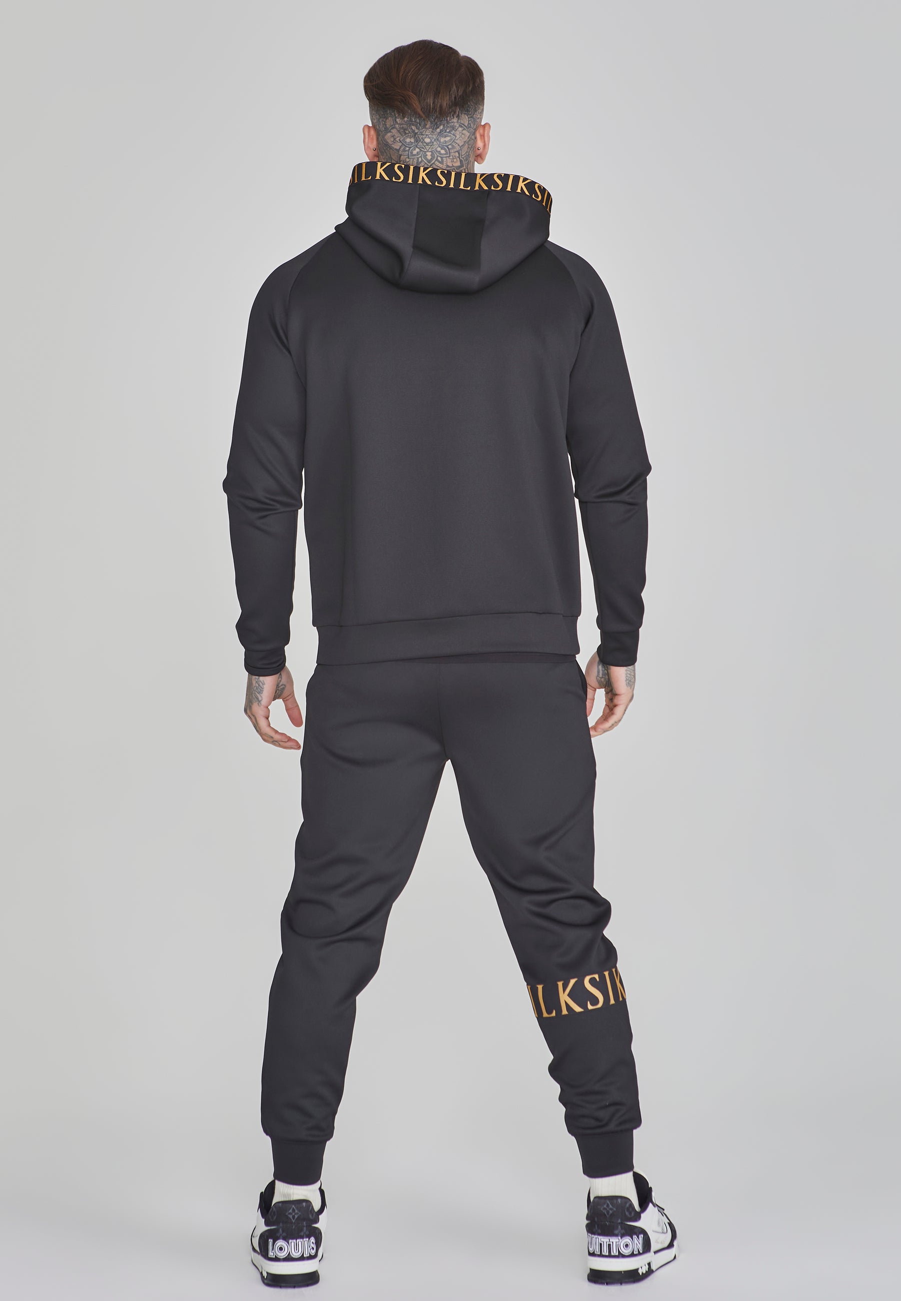 Dynamic Joggers in Black Pantalon SikSilk