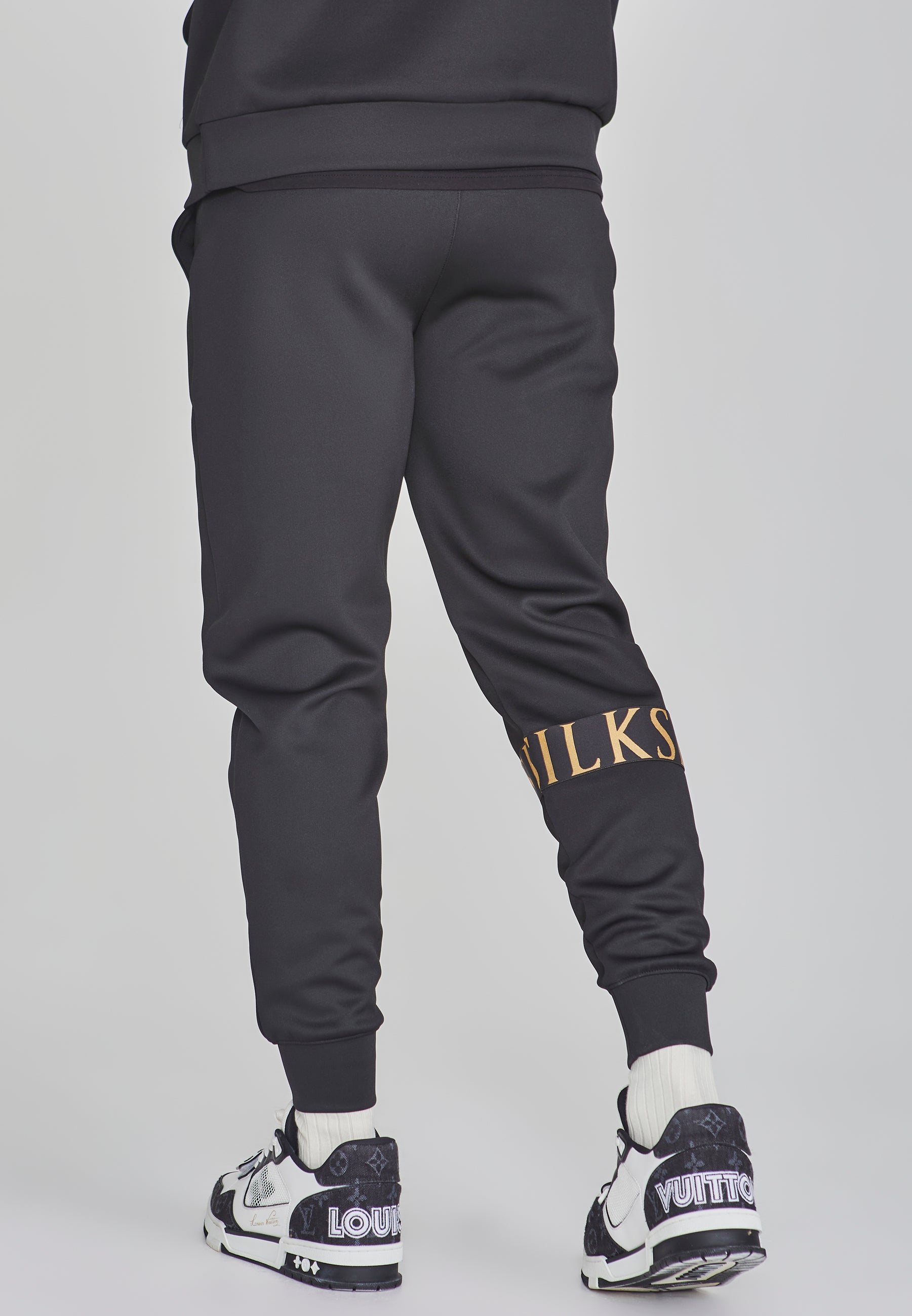 Dynamic Joggers in Black Pantalon SikSilk