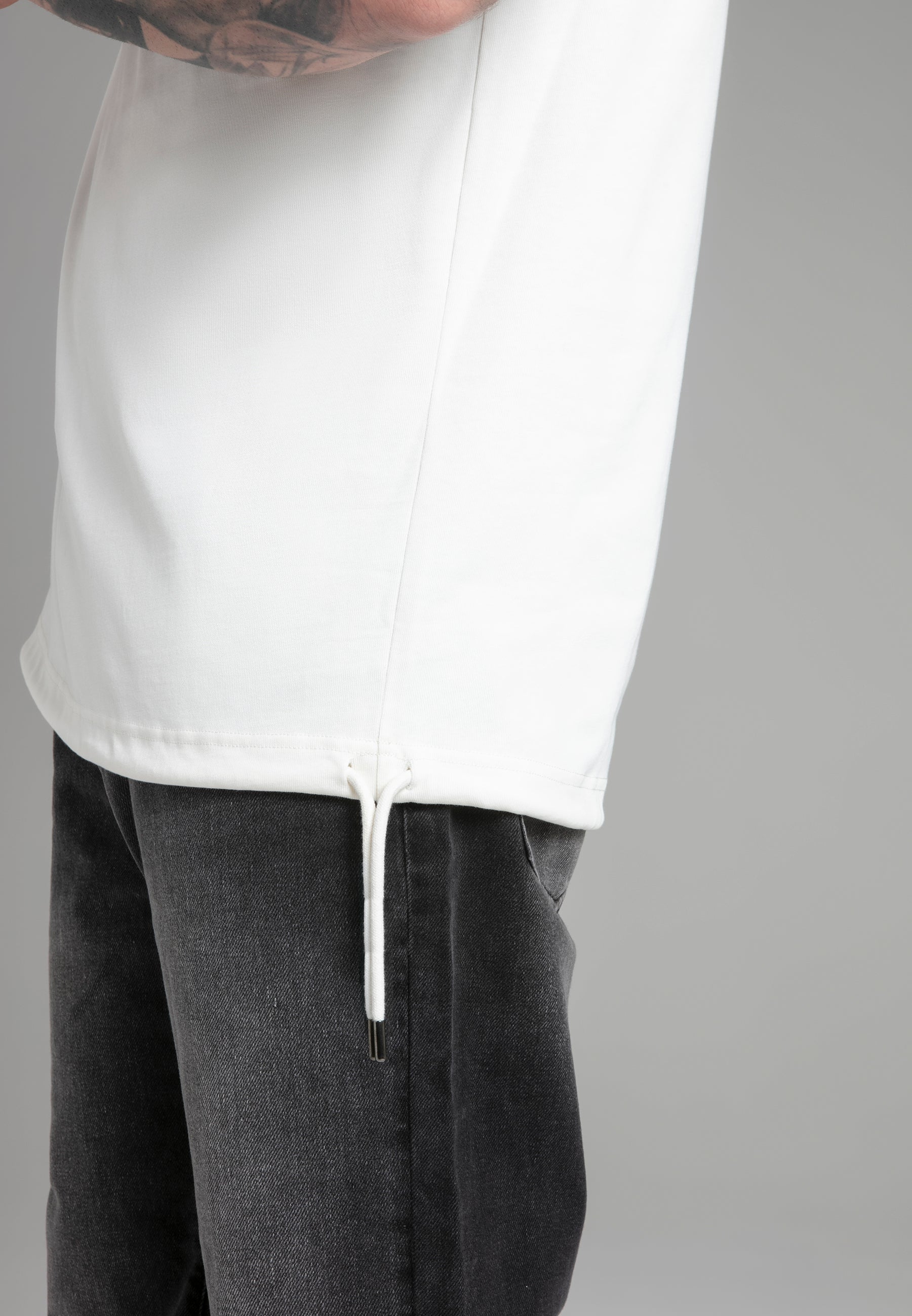 T-shirt oversized en écru T-shirts SikSilk