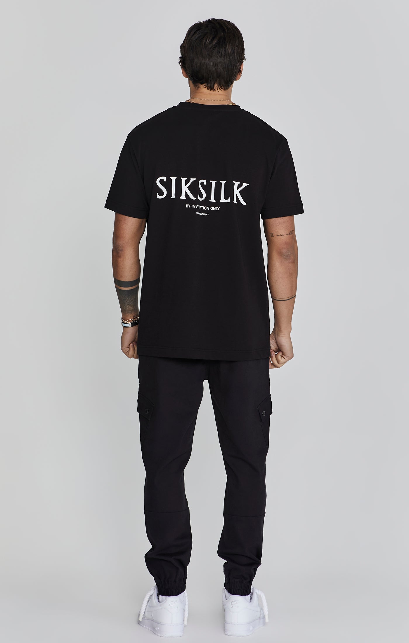 Cargo Pants in Black Pantalons SikSilk