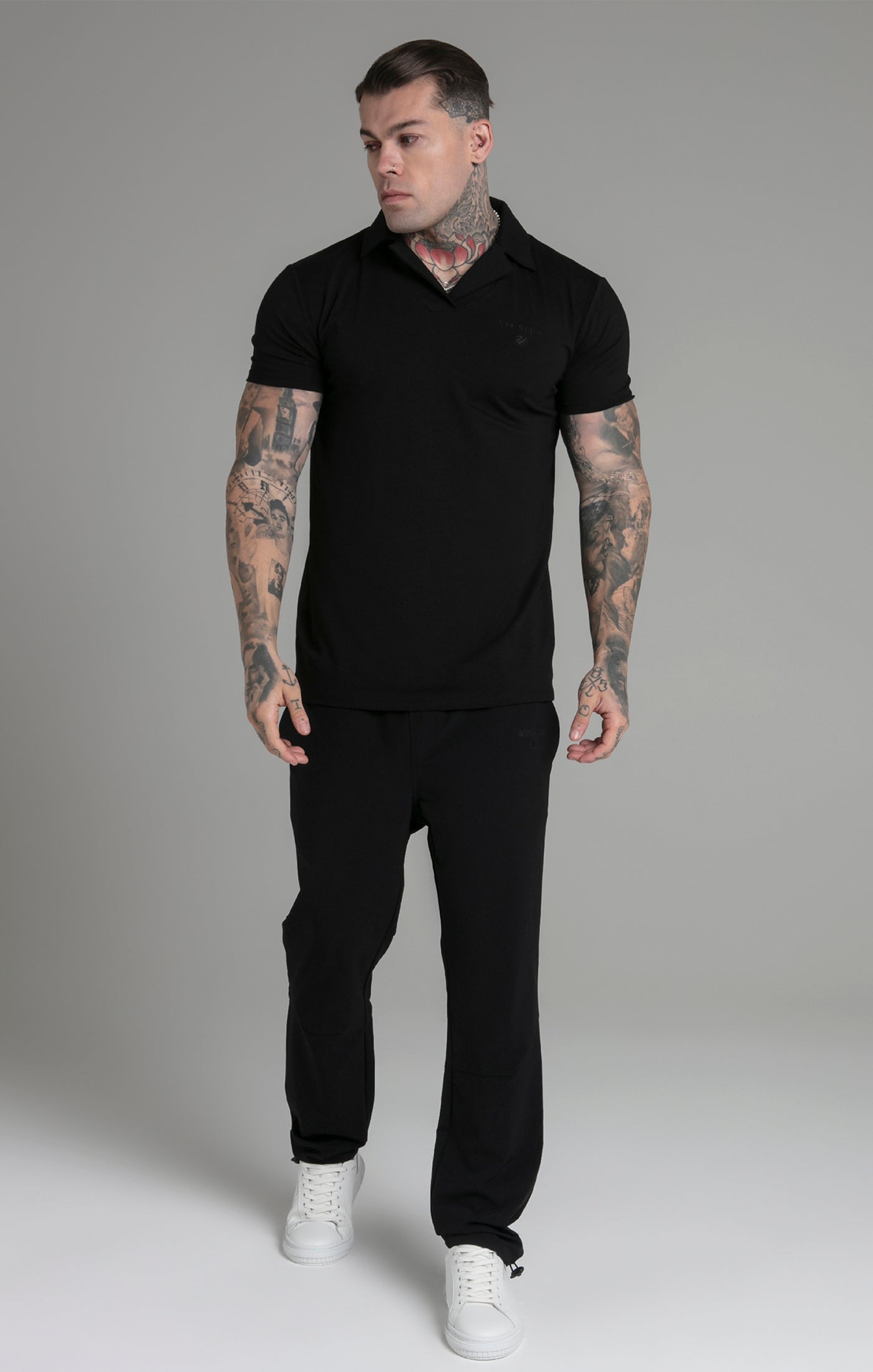 Polo Smart Revere en noir Polos SikSilk