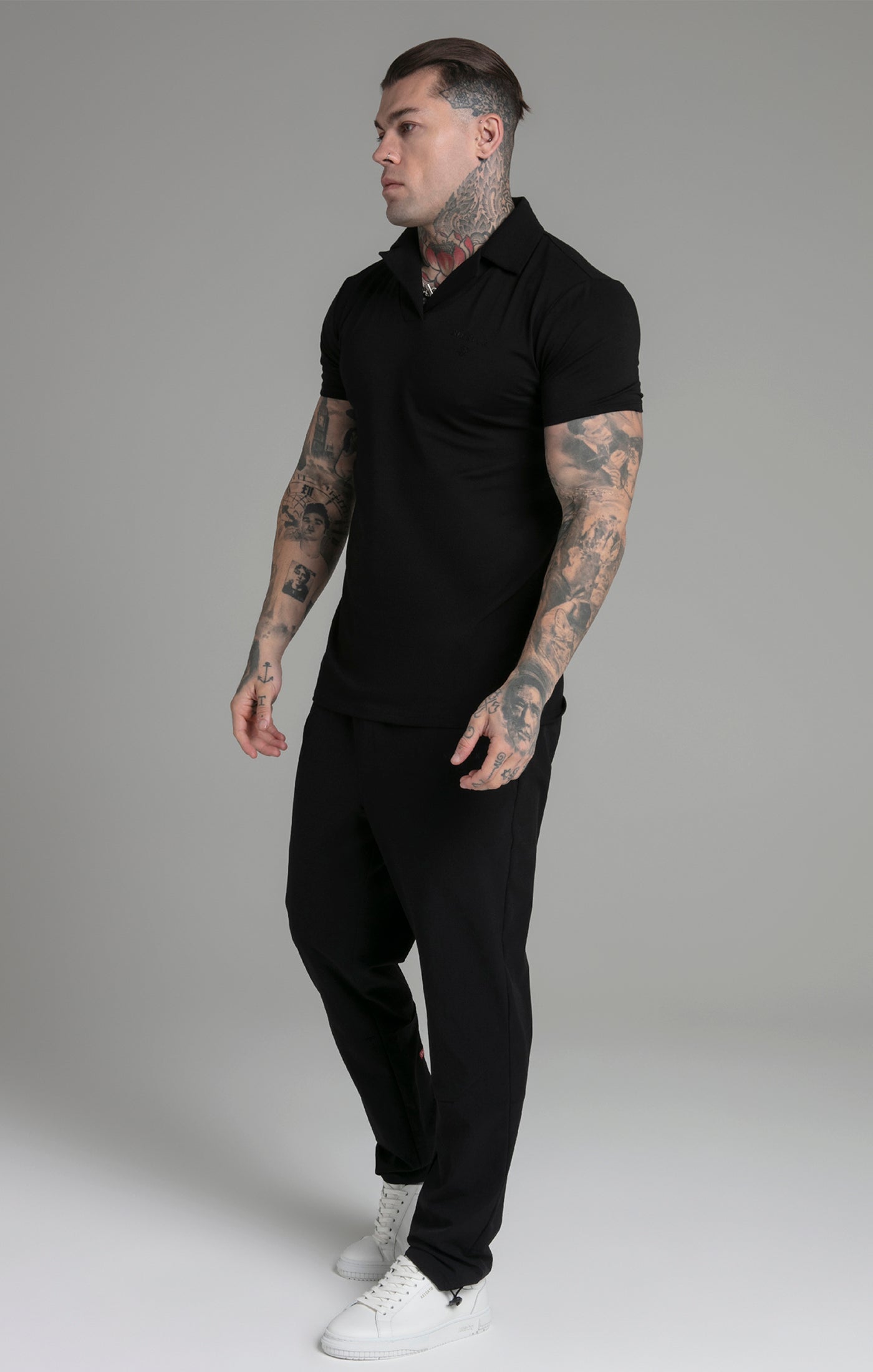 Polo Smart Revere en noir Polos SikSilk