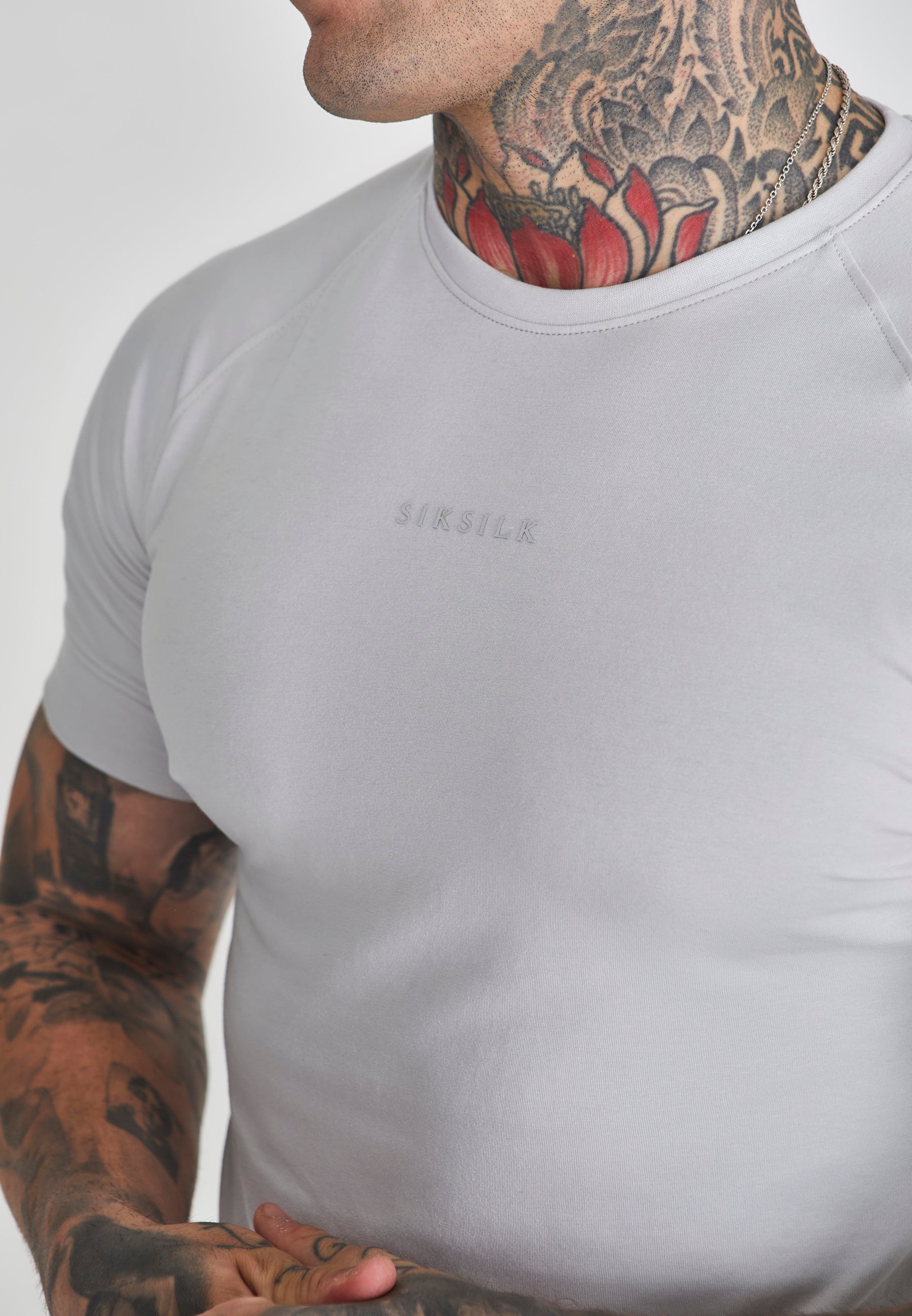 T-shirt Smart en gris clair T-shirts SikSilk