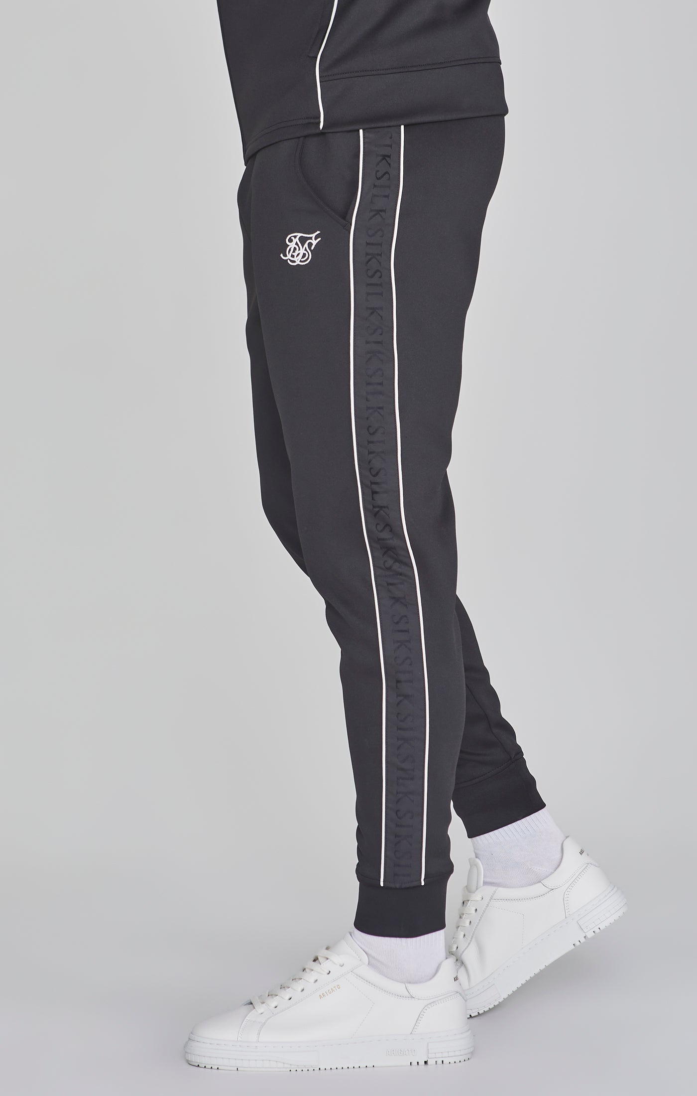 Ensemble Hoodie et Joggers en Noir Sets SikSilk