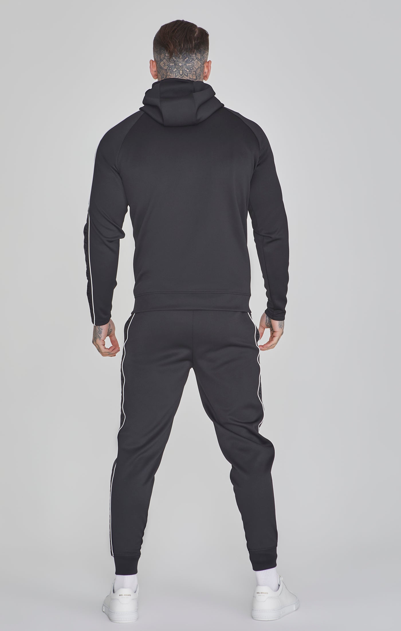 Ensemble Hoodie et Joggers en Noir Sets SikSilk